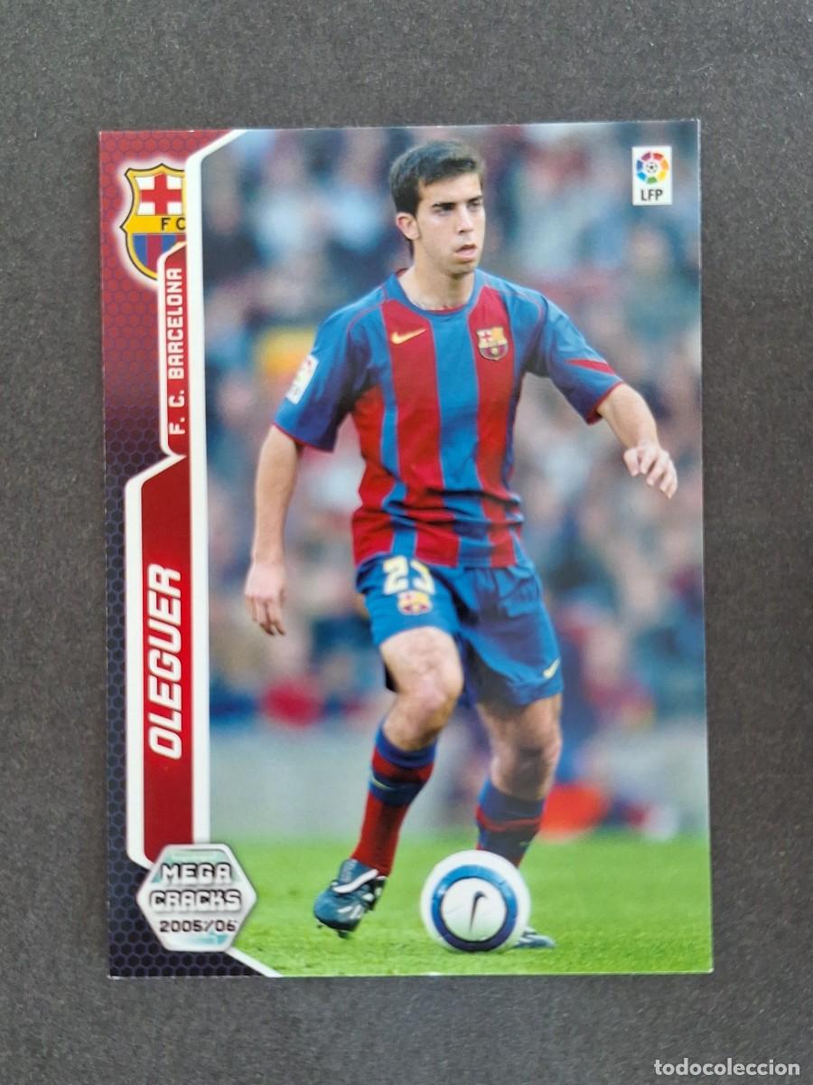 Cromos de f&uacute;tbol: L3 OLEGUER F. C. BARCELONA 59 PANINI MEGACRACKS 2005 2006 05 06