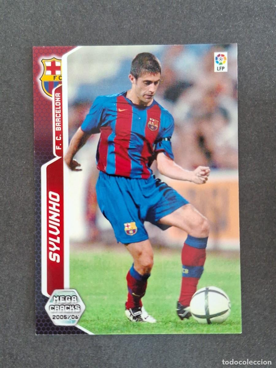Cromos de f&uacute;tbol: L3 SYLVINHO F. C. BARCELONA 61 PANINI MEGACRACKS 2005 2006 05 06