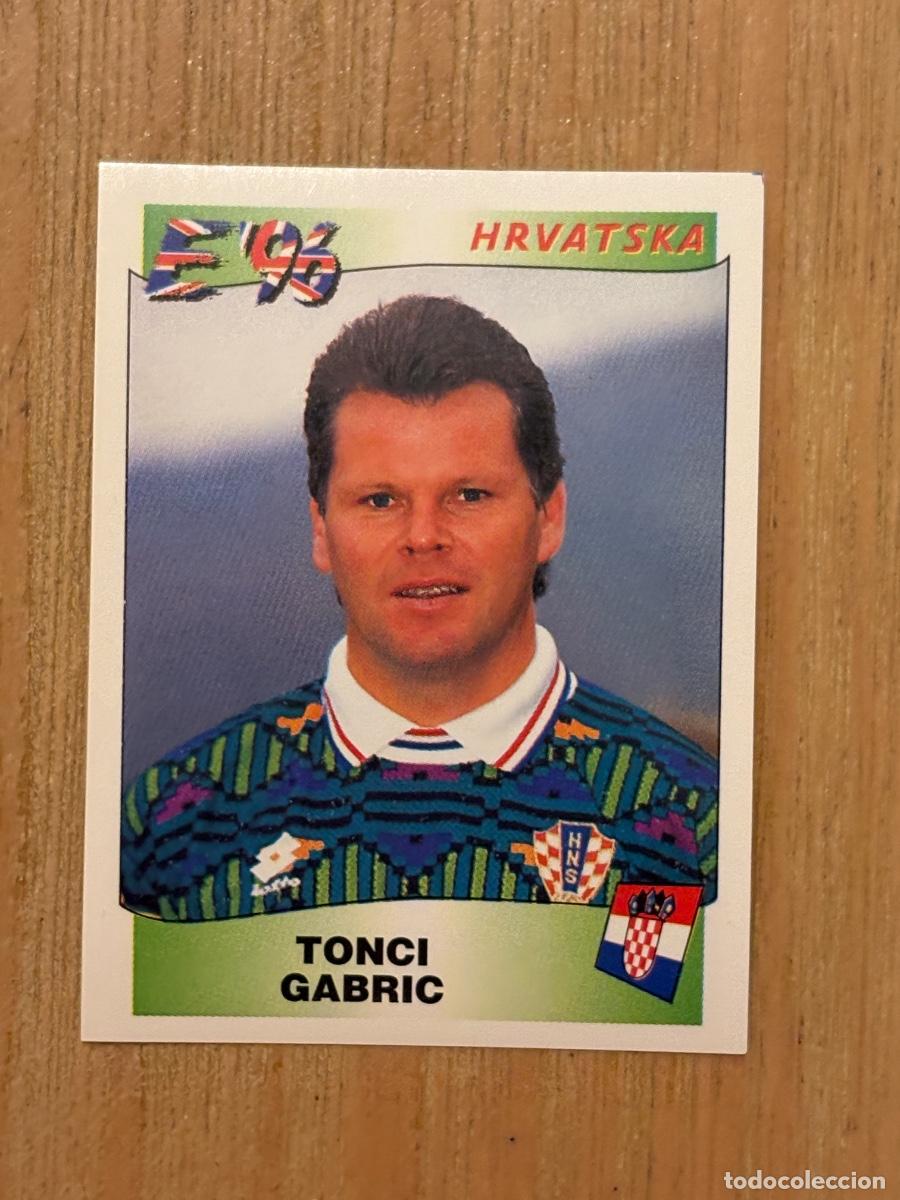 Cromos de f&uacute;tbol: 44. CROMO EUROCOPA 96 INGLATERRA 96 EURO SIN PEGAR CROACIA N 354 TONCI GABRIC