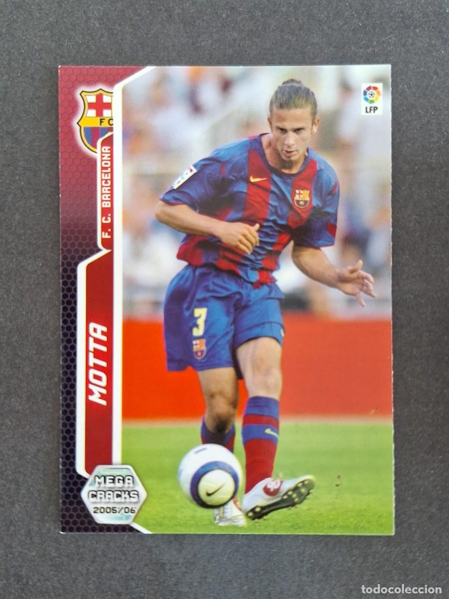 Cromos de f&uacute;tbol: L3 MOTTA F. C. BARCELONA 64 PANINI MEGACRACKS 2005 2006 05 06