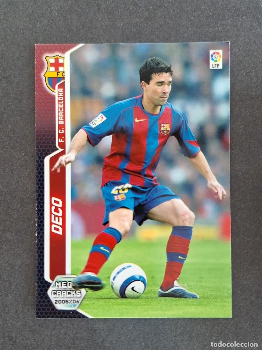 Cromos de f&uacute;tbol: L3 DECO F. C. BARCELONA 65 PANINI MEGACRACKS 2005 2006 05 06