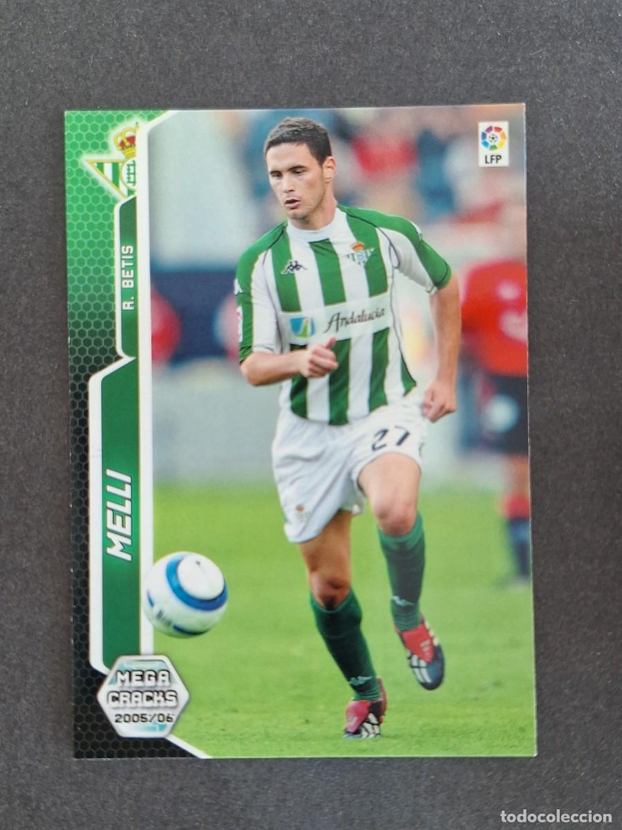 Cromos de f&uacute;tbol: L3 MELLI REAL BETIS BALOMPIE 75 PANINI MEGACRACKS 2005 2006 05 06