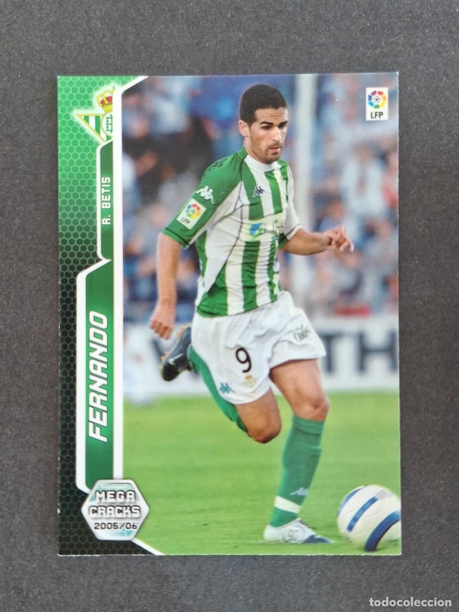 Cromos de f&uacute;tbol: L3 FERNANDO REAL BETIS BALOMPIE 87 PANINI MEGACRACKS 2005 2006 05 06