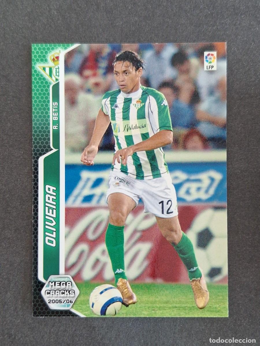 Cromos de f&uacute;tbol: L3 OLIVEIRA REAL BETIS BALOMPIE 90 PANINI MEGACRACKS 2005 2006 05 06