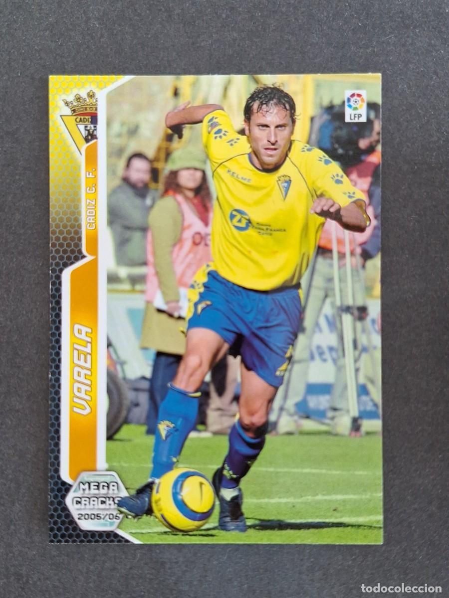 Football Stickers: L3 VARELA CADIZ C. F. 98 PANINI MEGACRACKS 2005 2006 05 06
