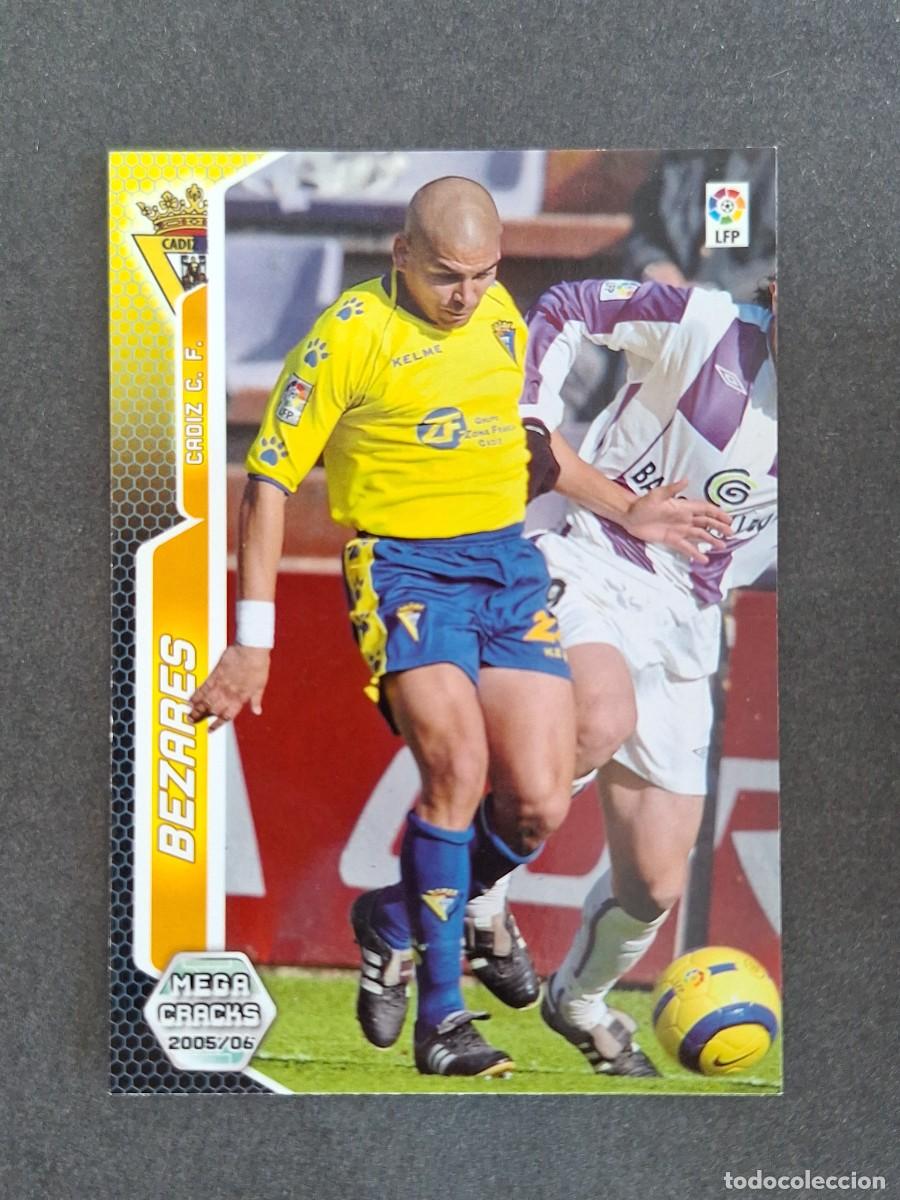 Football Stickers: L3 BEZARES CADIZ C. F. 100 PANINI MEGACRACKS 2005 2006 05 06