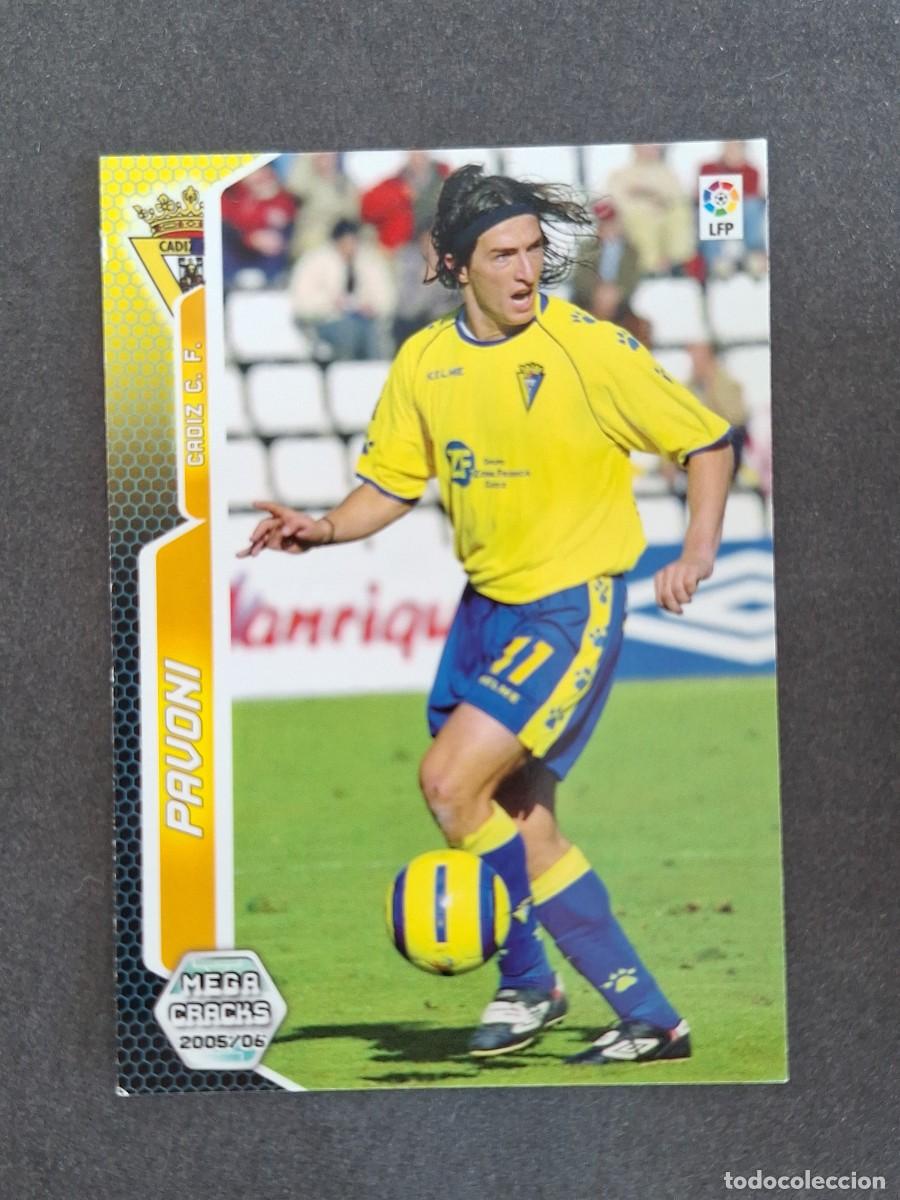 Cromos de Futebol: L3 PAVONI CADIZ C. F. 106 PANINI MEGACRACKS 2005 2006 05 06