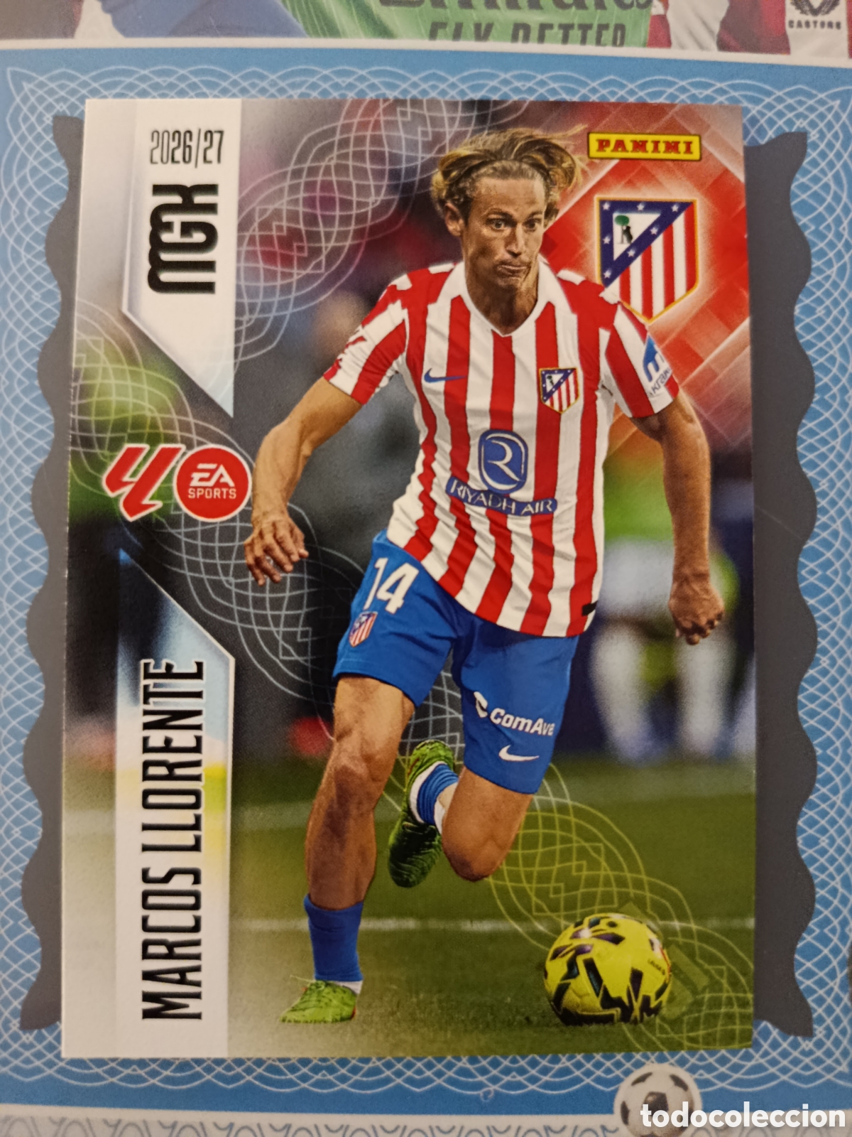 Cromos de f&uacute;tbol: MEGACRACKS 2026 2027 26 27 - PANINI - N&ordm; 58 MARCOS LLORENTE ATL&Eacute;TICO DE MADRID