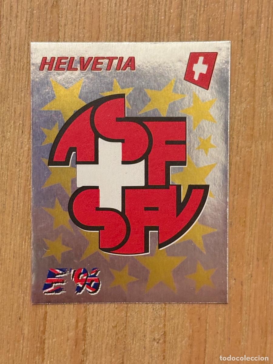 Cromos de f&uacute;tbol: 44. CROMO EUROCOPA 96 INGLATERRA 96 EURO SIN PEGAR ESCUDO SUIZA N 55