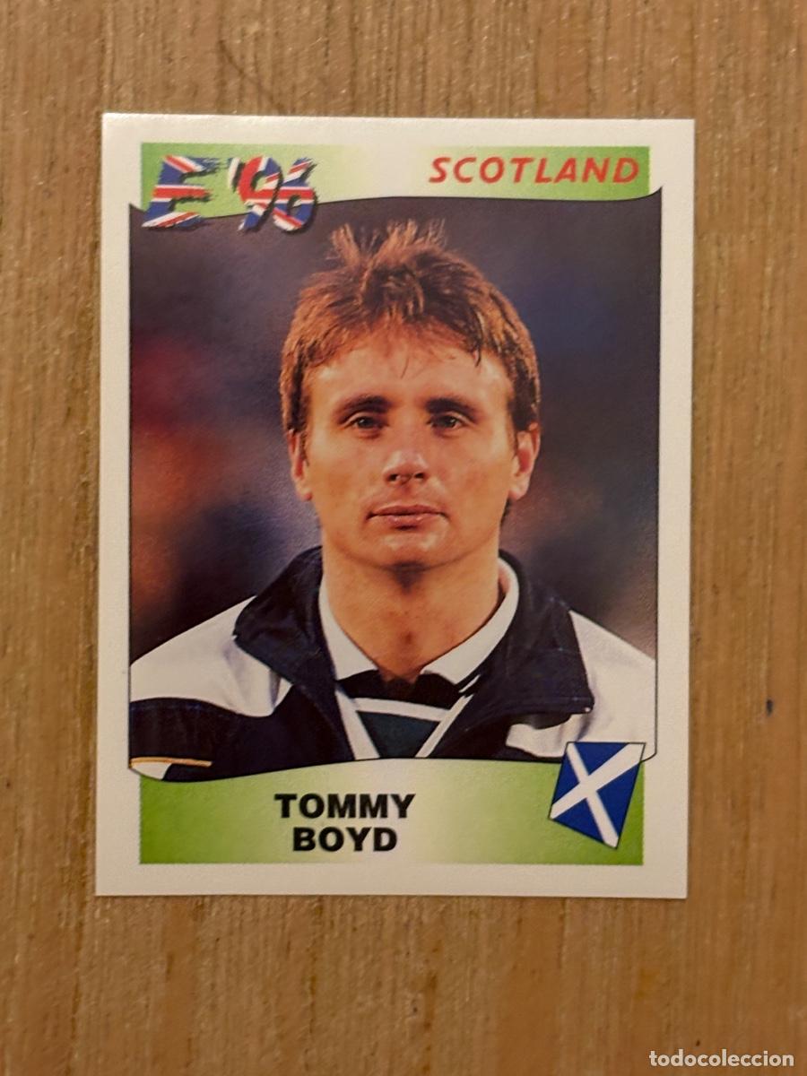 Cromos de f&uacute;tbol: 44. CROMO EUROCOPA 96 INGLATERRA 96 EURO SIN PEGAR ESCOCIA TOMMY BOYD N 100