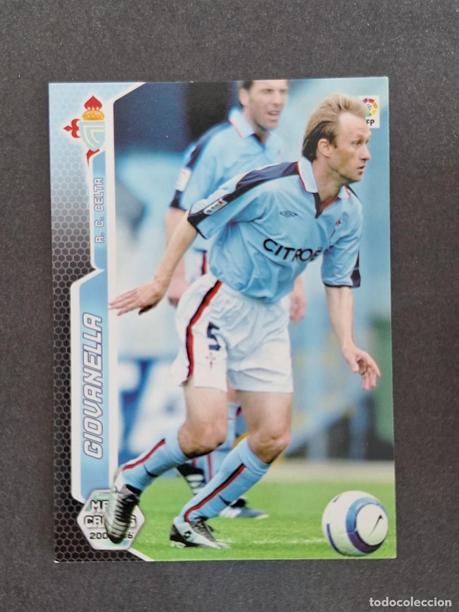Cromos de f&uacute;tbol: L3 GIOVANELLA CELTA DE VIGO 118 PANINI MEGACRACKS 2005 2006 05 06