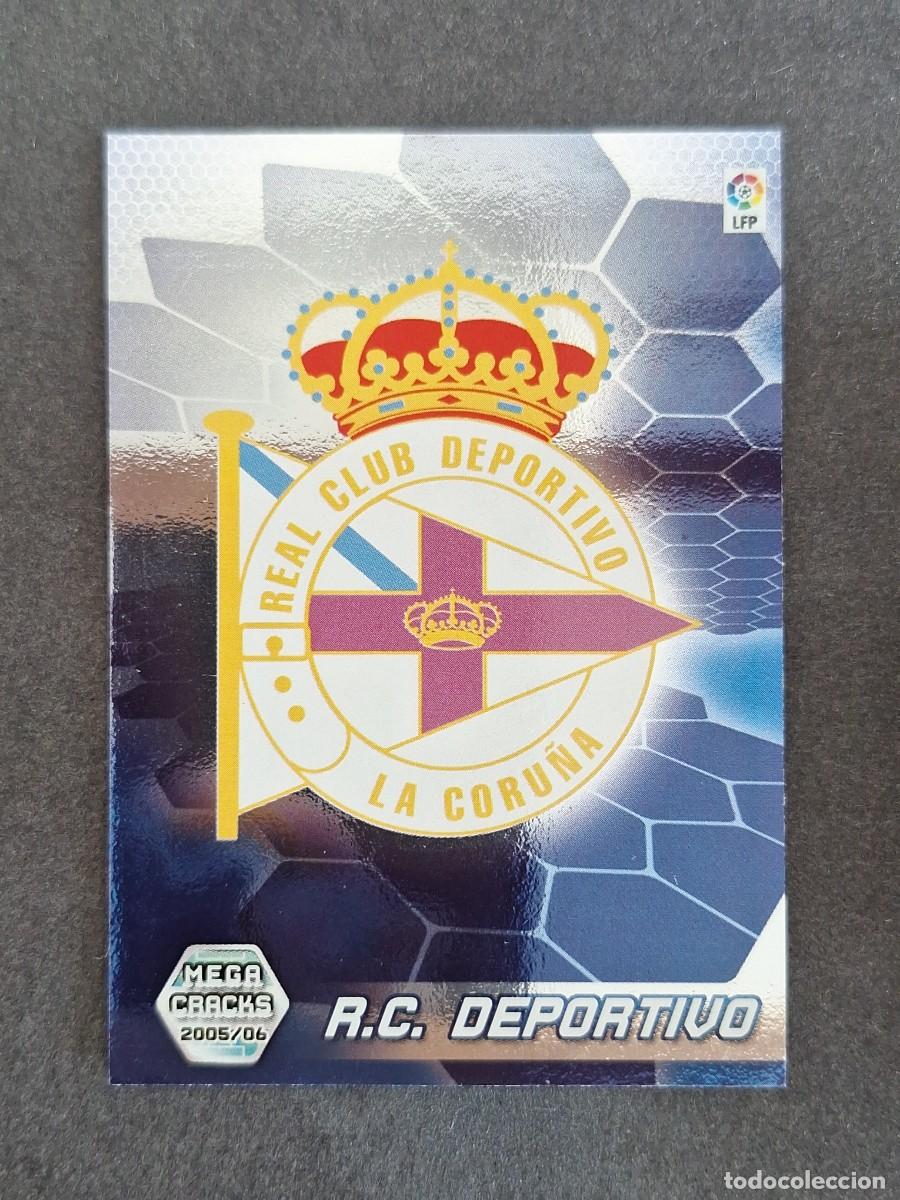 Cromos de f&uacute;tbol: L3 ESCUDO DEPORTIVO DE LA CORU&Ntilde;A 127 PANINI MEGACRACKS 2005 2006 05 06