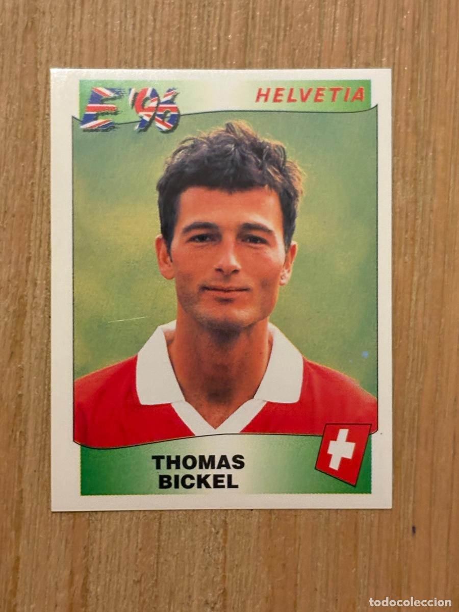 Cromos de f&uacute;tbol: 44. CROMO EUROCOPA 96 INGLATERRA 96 EURO SIN PEGAR DINAMARCA N 68 THOMAS BICKEL