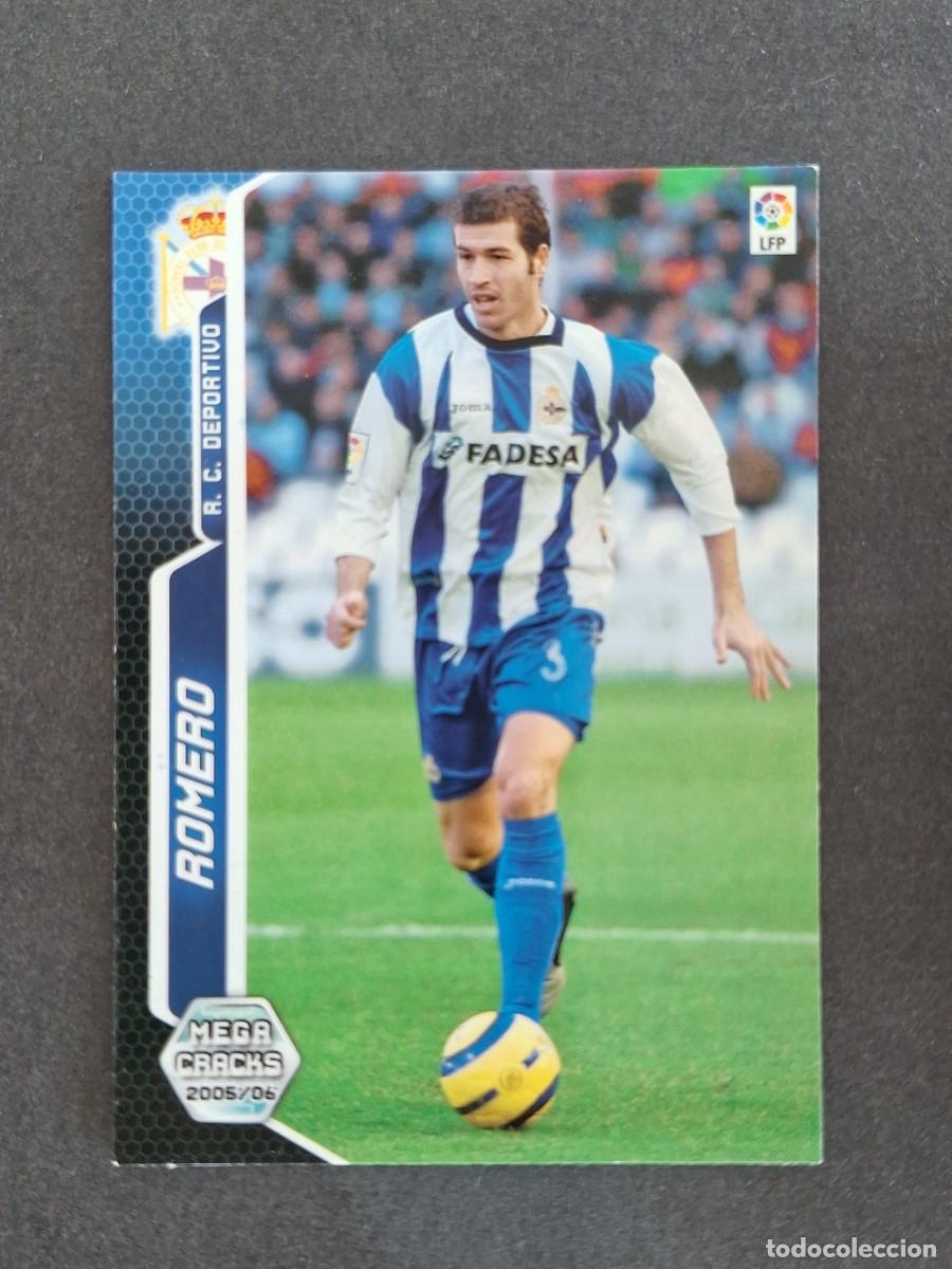 Cromos de f&uacute;tbol: L3 ROMERO DEPORTIVO DE LA CORU&Ntilde;A 134 PANINI MEGACRACKS 2005 2006 05 06