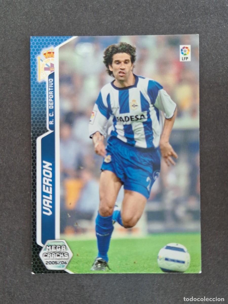 Cromos de f&uacute;tbol: L3 VALERON DEPORTIVO DE LA CORU&Ntilde;A 140 PANINI MEGACRACKS 2005 2006 05 06