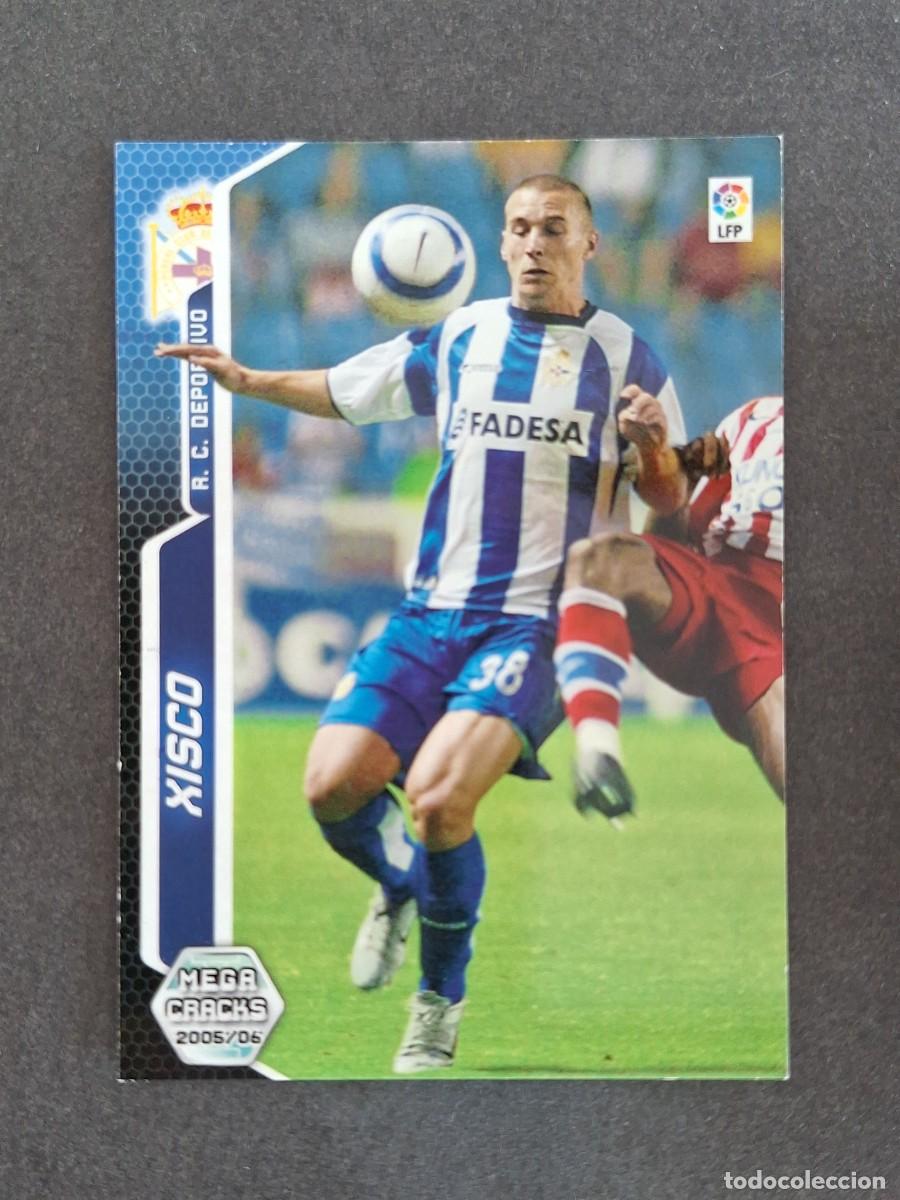 Cromos de f&uacute;tbol: L3 XISCO DEPORTIVO DE LA CORU&Ntilde;A 141 PANINI MEGACRACKS 2005 2006 05 06