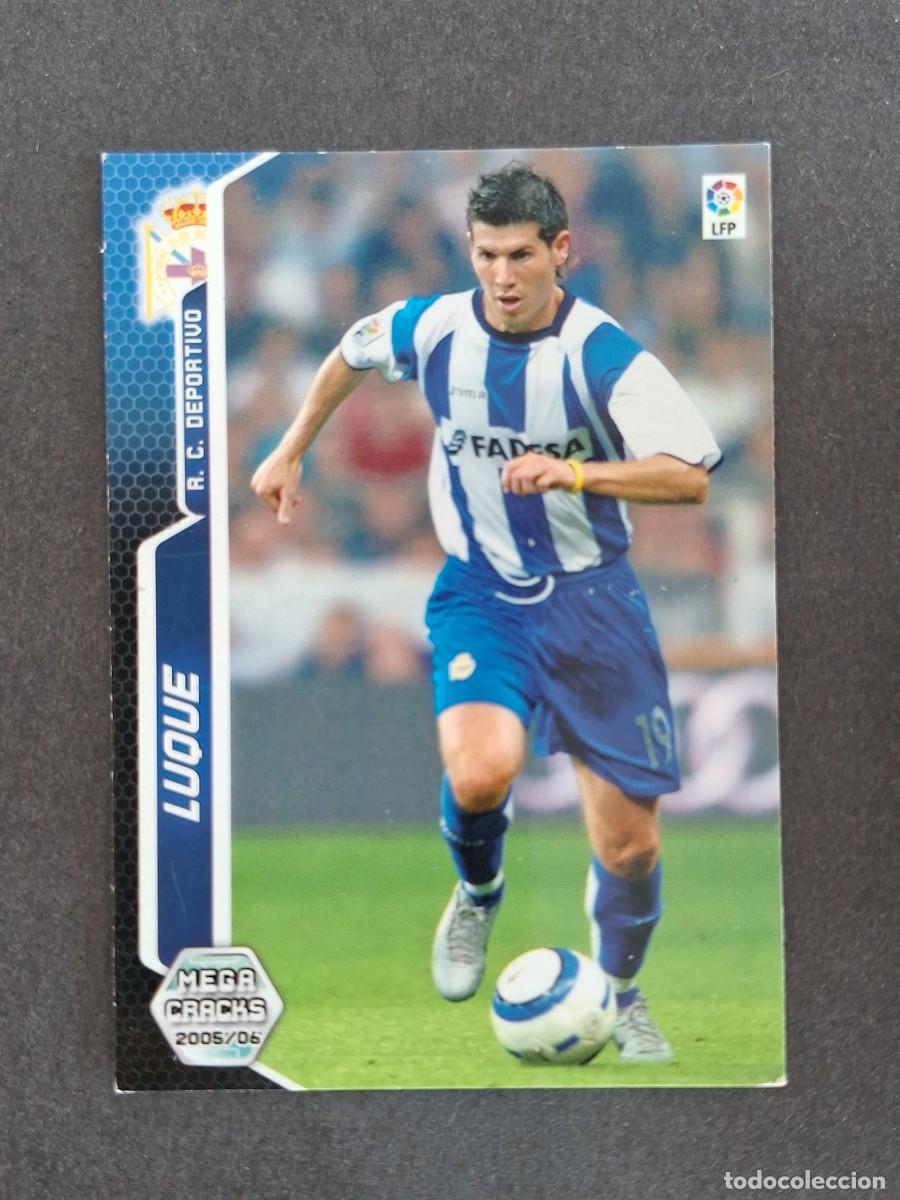 Cromos de f&uacute;tbol: L3 LUQUE DEPORTIVO DE LA CORU&Ntilde;A 142 PANINI MEGACRACKS 2005 2006 05 06
