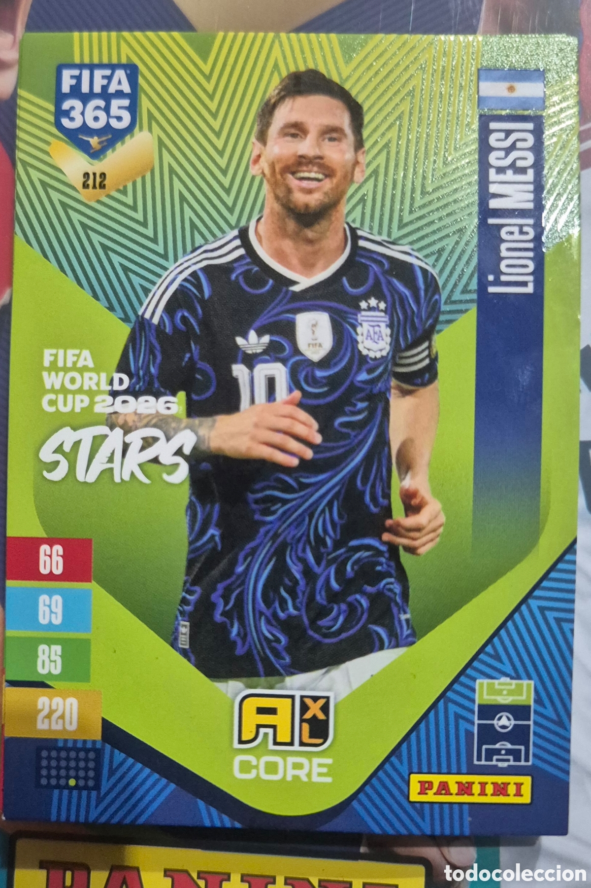 Cromos de f&uacute;tbol: 212 messi argentina fifa 365 2027 fifa world cup 2026 stars