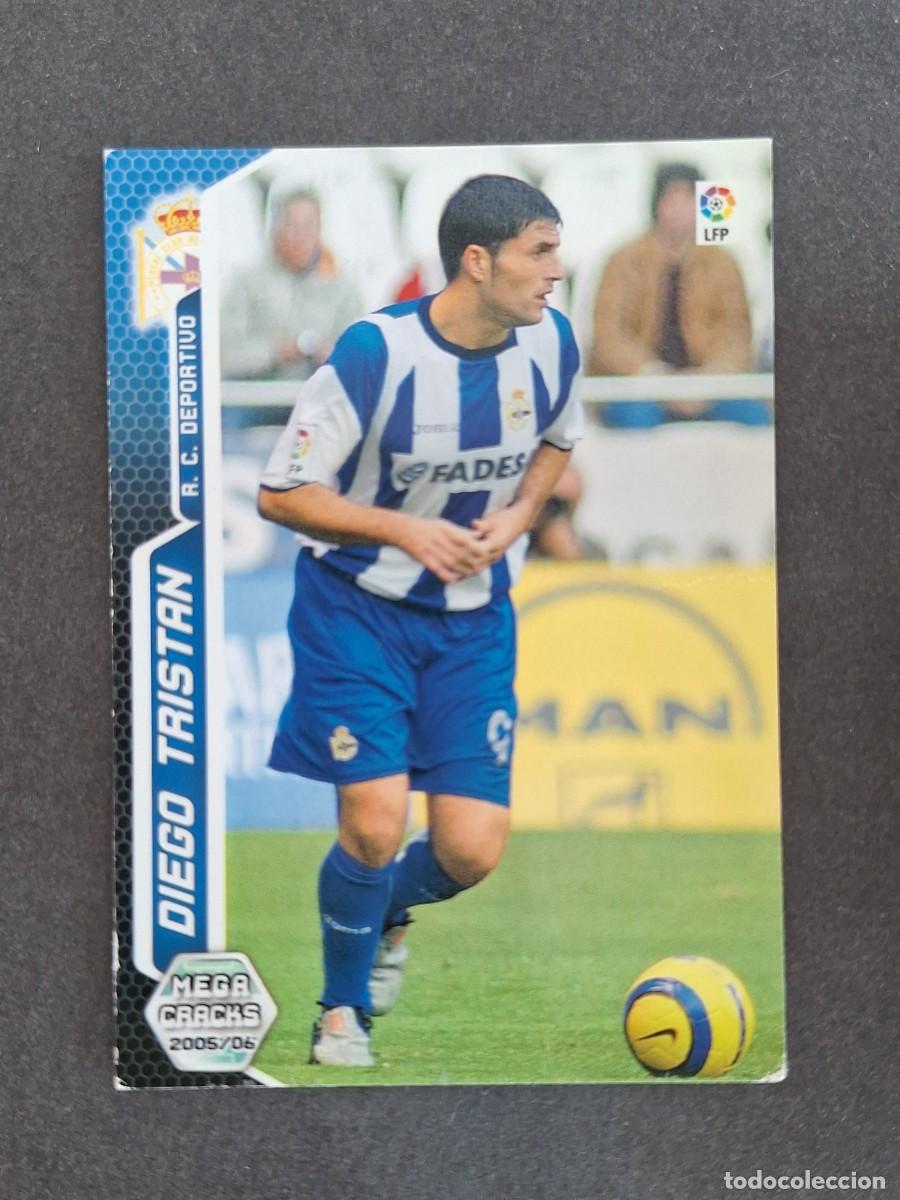 Cromos de f&uacute;tbol: L3 DIEGO TRISTAN DEPORTIVO DE LA CORU&Ntilde;A 143 PANINI MEGACRACKS 2005 2006 05 06