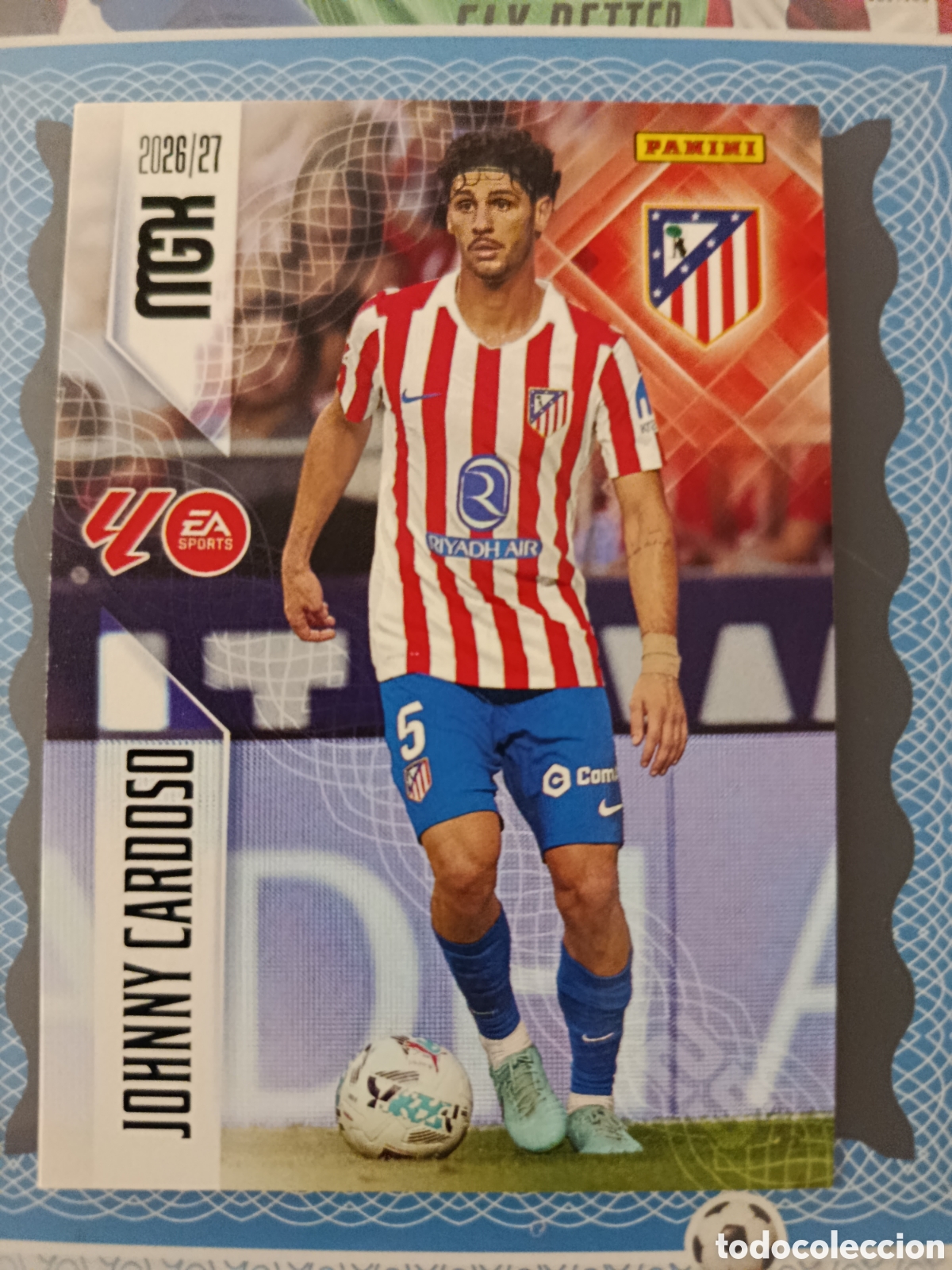 Cromos de f&uacute;tbol: MEGACRACKS 2026 2027 26 27 - PANINI - N&ordm; 66 JONHY CARDOSO ATL&Eacute;TICO DE MADRID