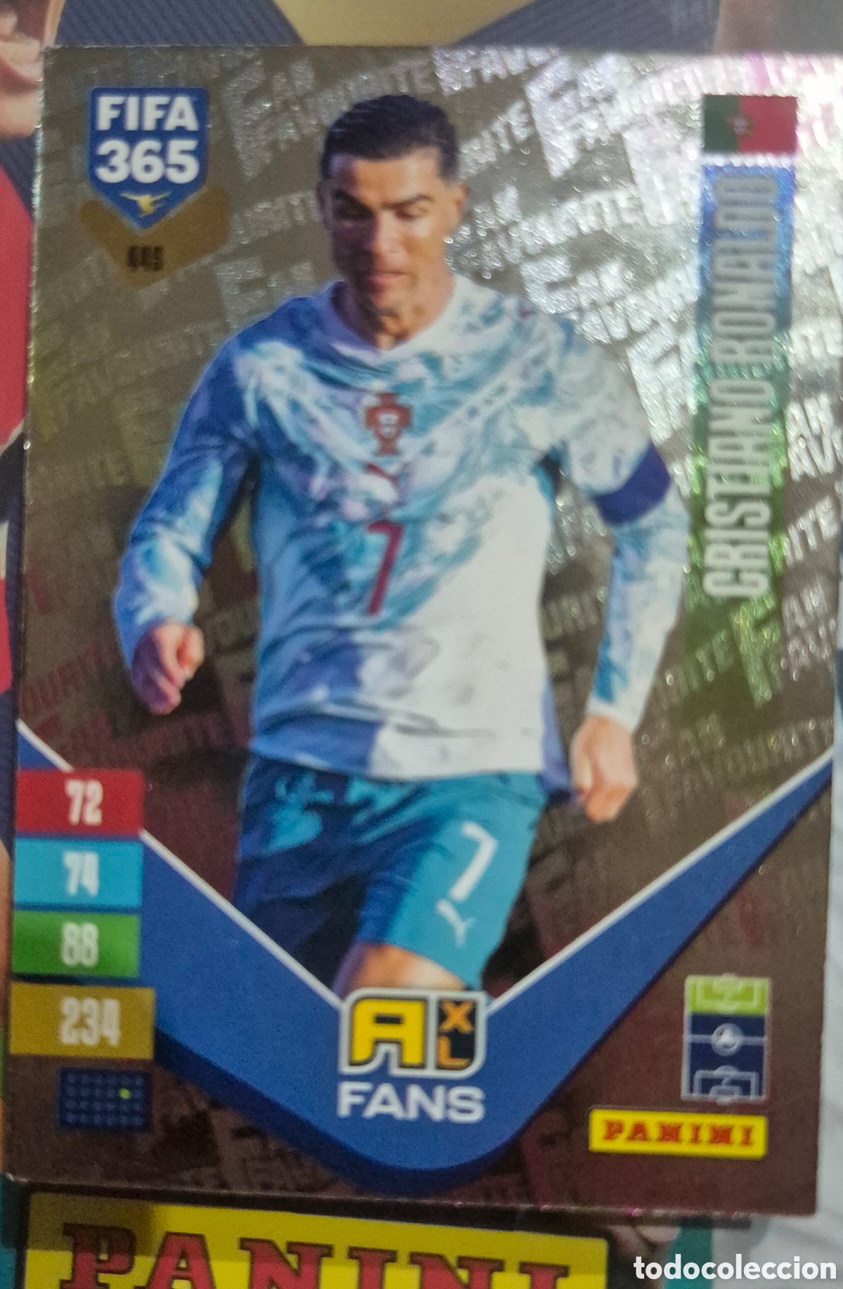 Cromos de f&uacute;tbol: 445 cristiano ronaldo portugal fan favourite fifa 365 2027