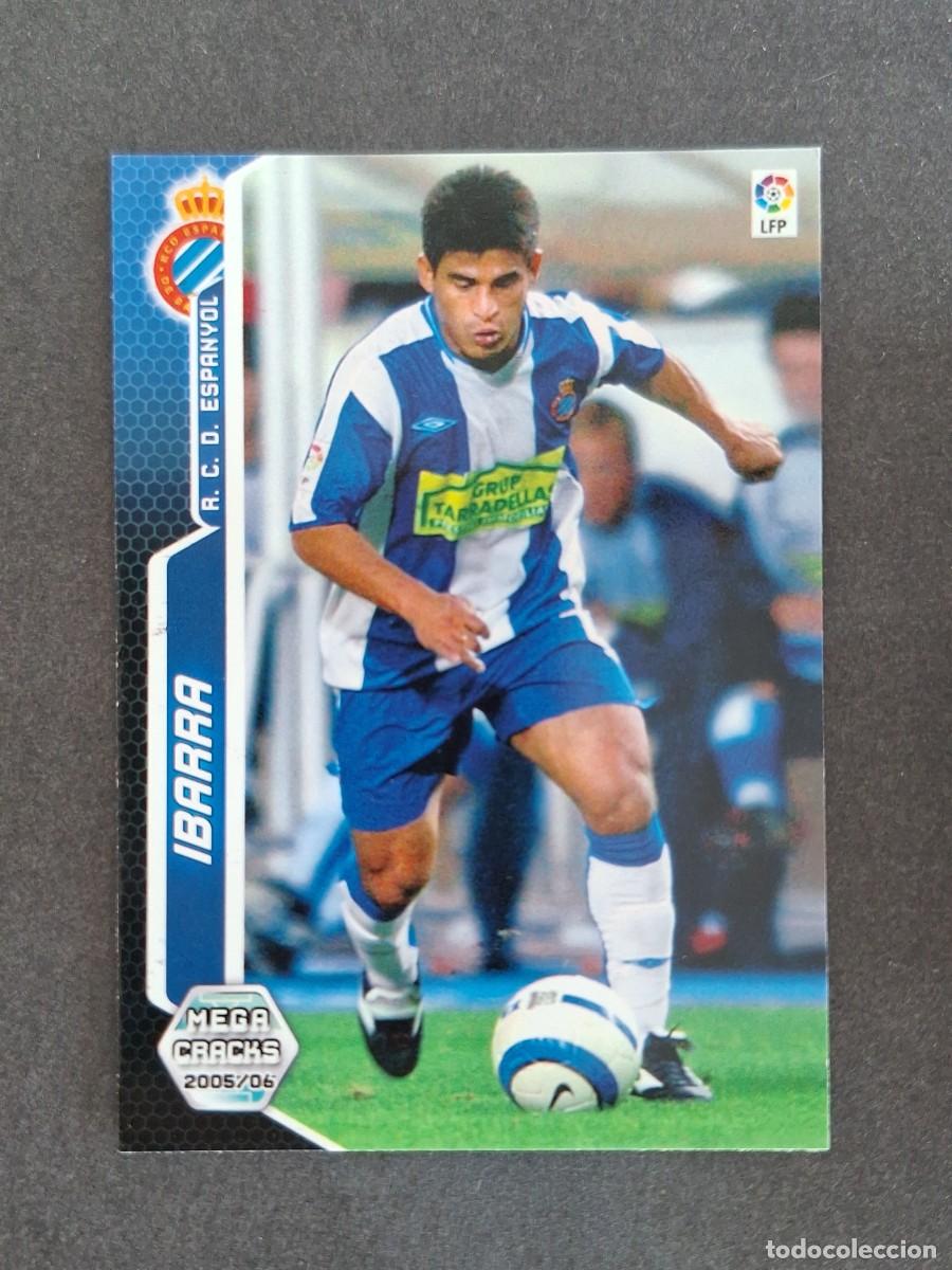 Cromos de f&uacute;tbol: L3 IBARRA R. C. D. ESPA&Ntilde;OL 147 PANINI MEGACRACKS 2005 2006 05 06
