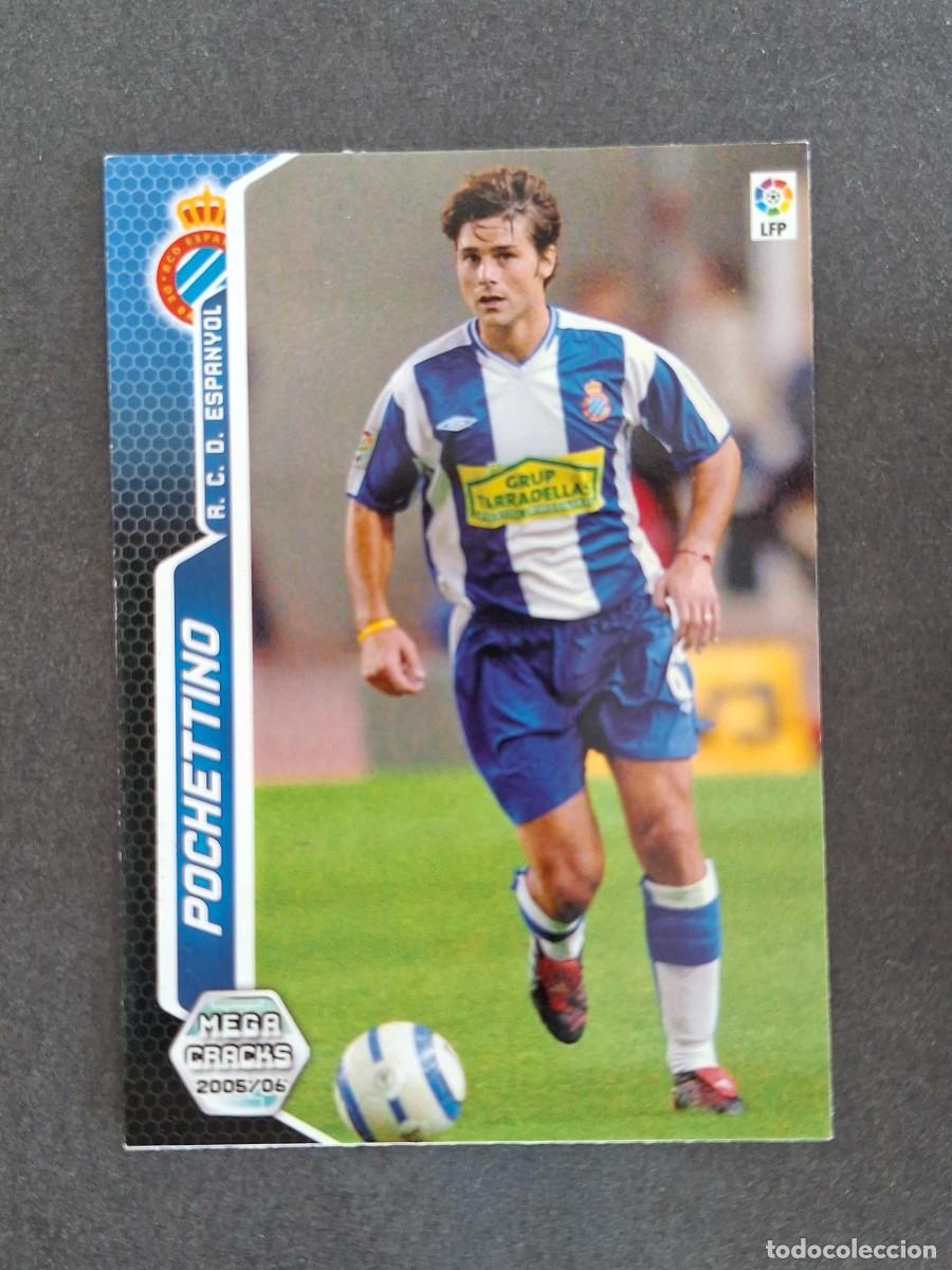 Cromos de f&uacute;tbol: L3 POCHETTINO R. C. D. ESPA&Ntilde;OL 149 PANINI MEGACRACKS 2005 2006 05 06