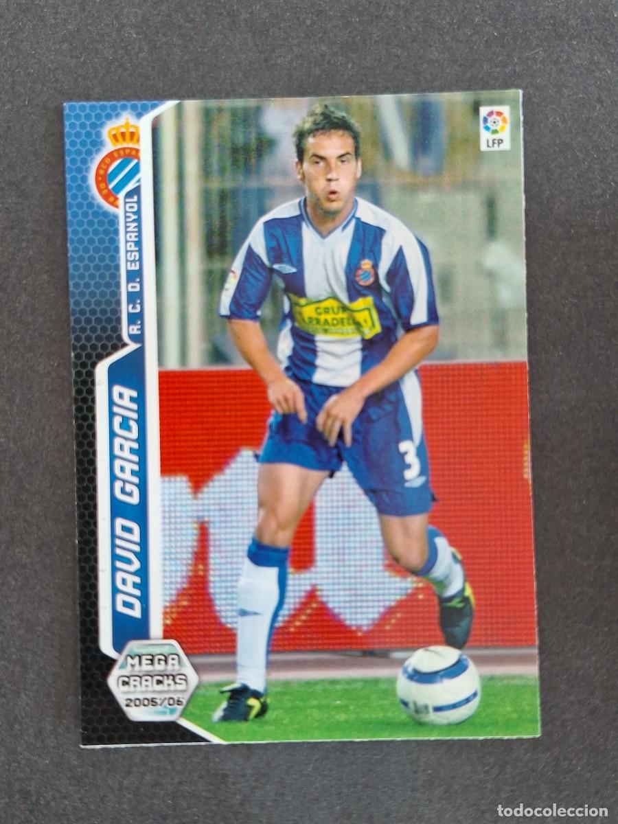 Cromos de f&uacute;tbol: L3 DAVID GARCIA R. C. D. ESPA&Ntilde;OL 151 PANINI MEGACRACKS 2005 2006 05 06