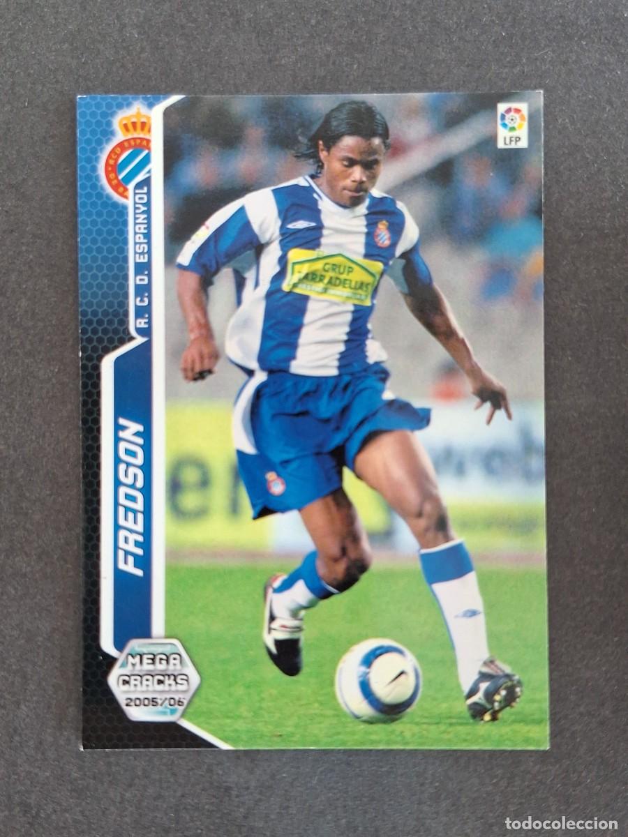 Cromos de f&uacute;tbol: L3 FREDSON R. C. D. ESPA&Ntilde;OL 154 PANINI MEGACRACKS 2005 2006 05 06