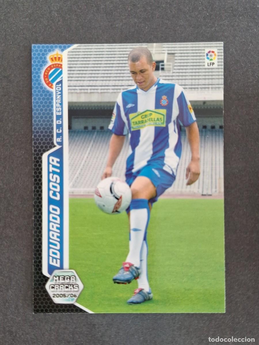 Cromos de f&uacute;tbol: L3 EDUARDO COSTA R. C. D. ESPA&Ntilde;OL 155 PANINI MEGACRACKS 2005 2006 05 06