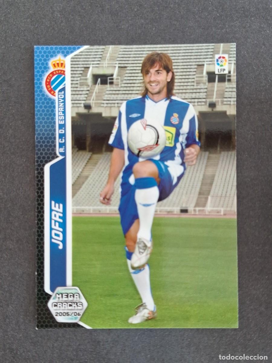 Cromos de f&uacute;tbol: L3 JOFRE R. C. D. ESPA&Ntilde;OL 157 PANINI MEGACRACKS 2005 2006 05 06