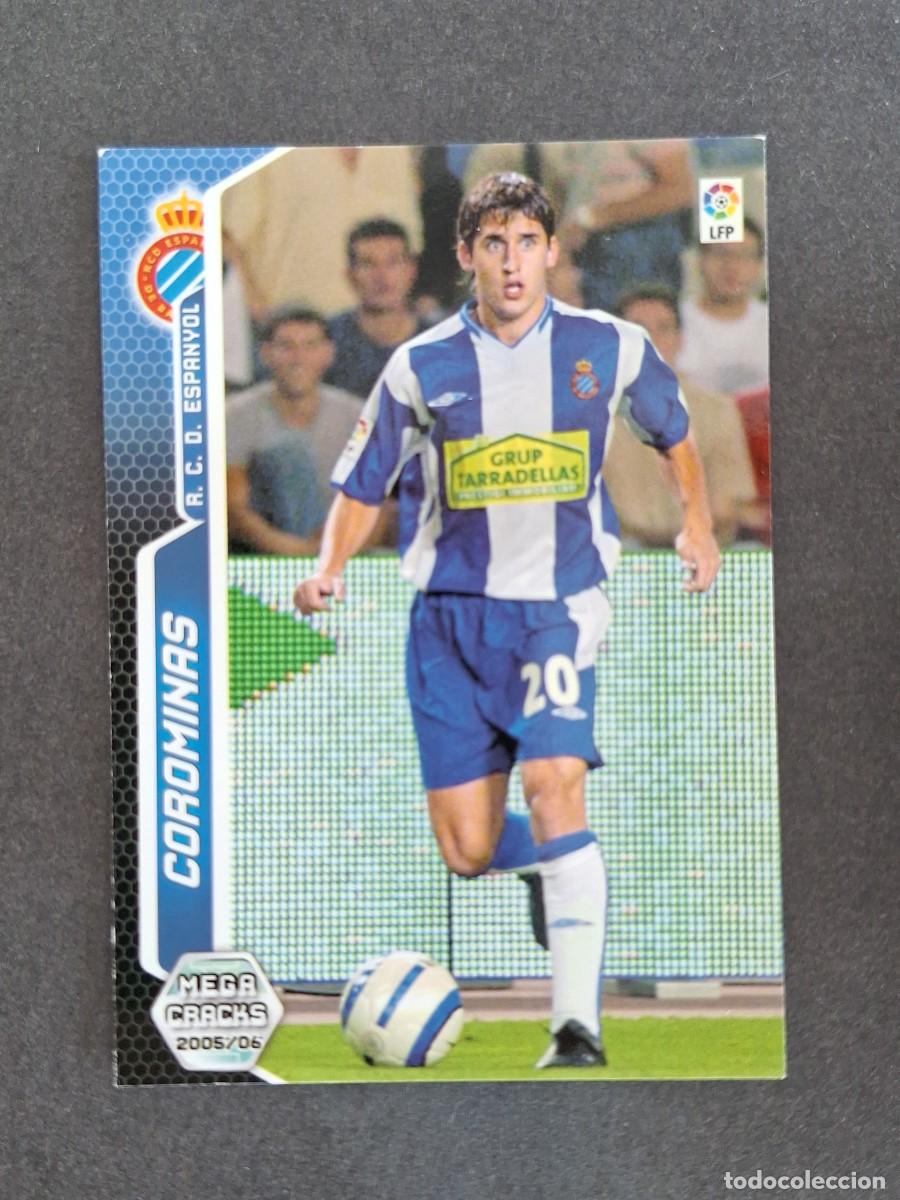 Cromos de f&uacute;tbol: L3 COROMINAS R. C. D. ESPA&Ntilde;OL 159 PANINI MEGACRACKS 2005 2006 05 06