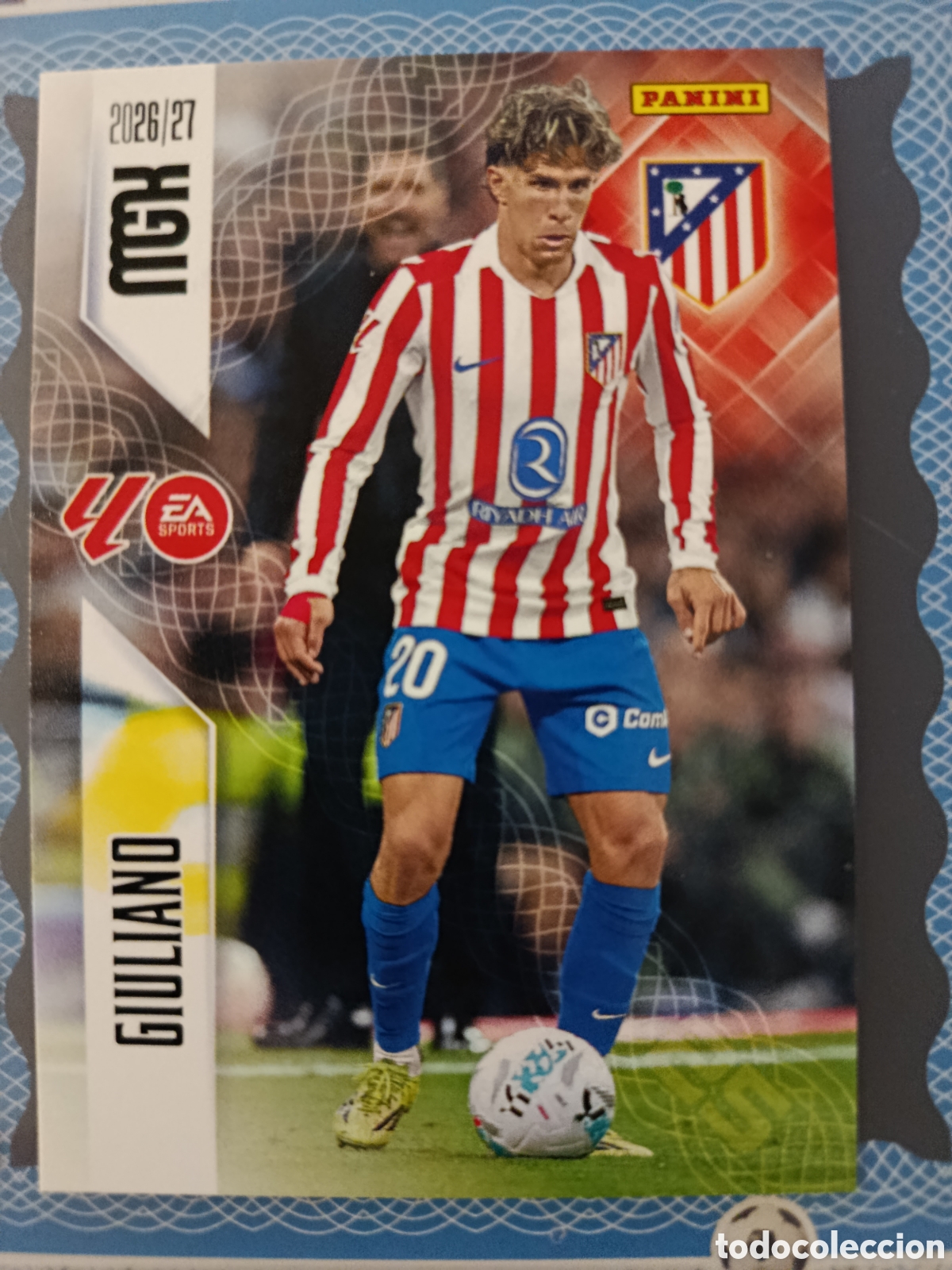 Cromos de f&uacute;tbol: MEGACRACKS 2026 2027 26 27 - PANINI - N&ordm; 69 GIULIANO ATL&Eacute;TICO DE MADRID