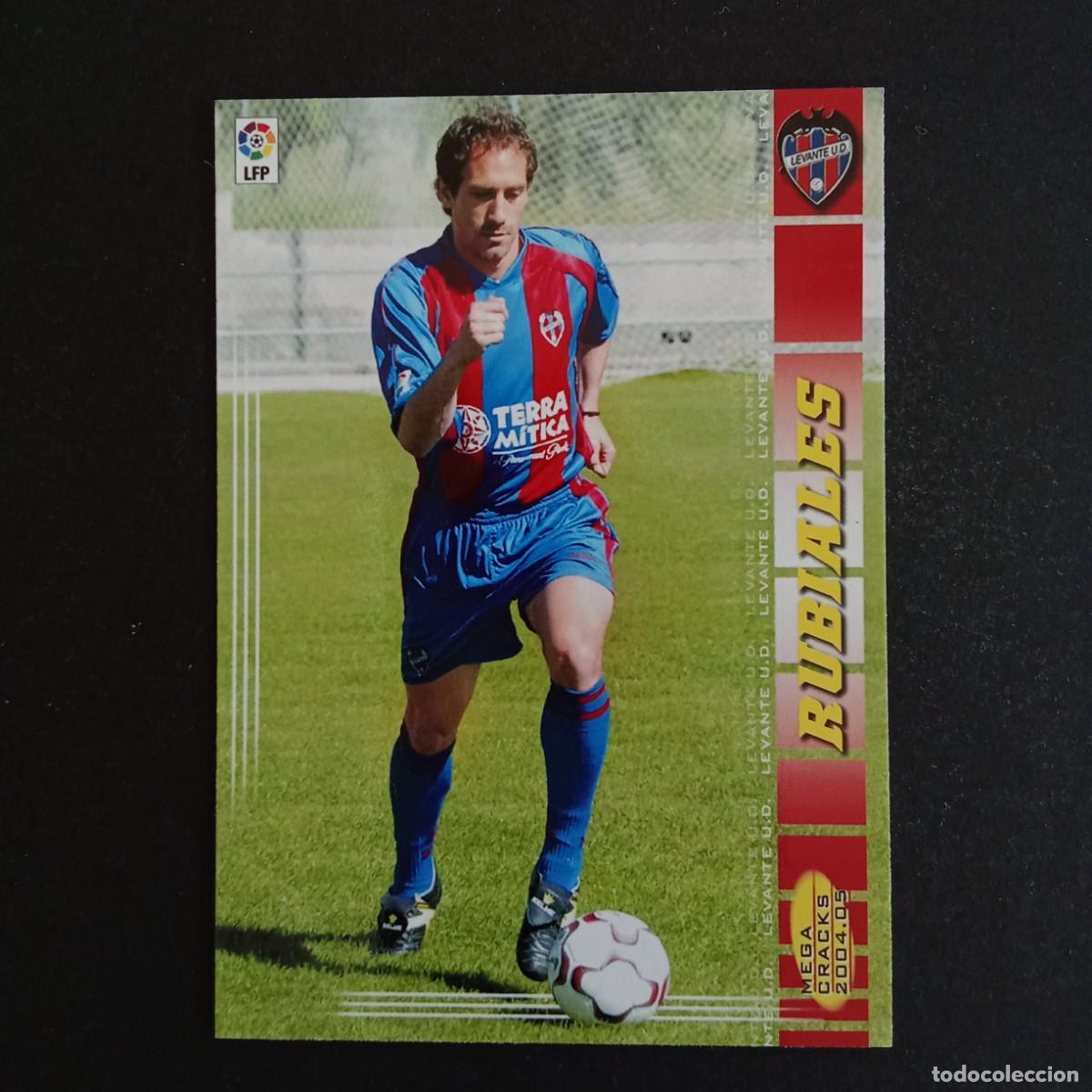 Cromos de f&uacute;tbol: 152 RUBIALES LEVANTE LIGA 2004 2005 04 05 MEGACRACKS PANINI -