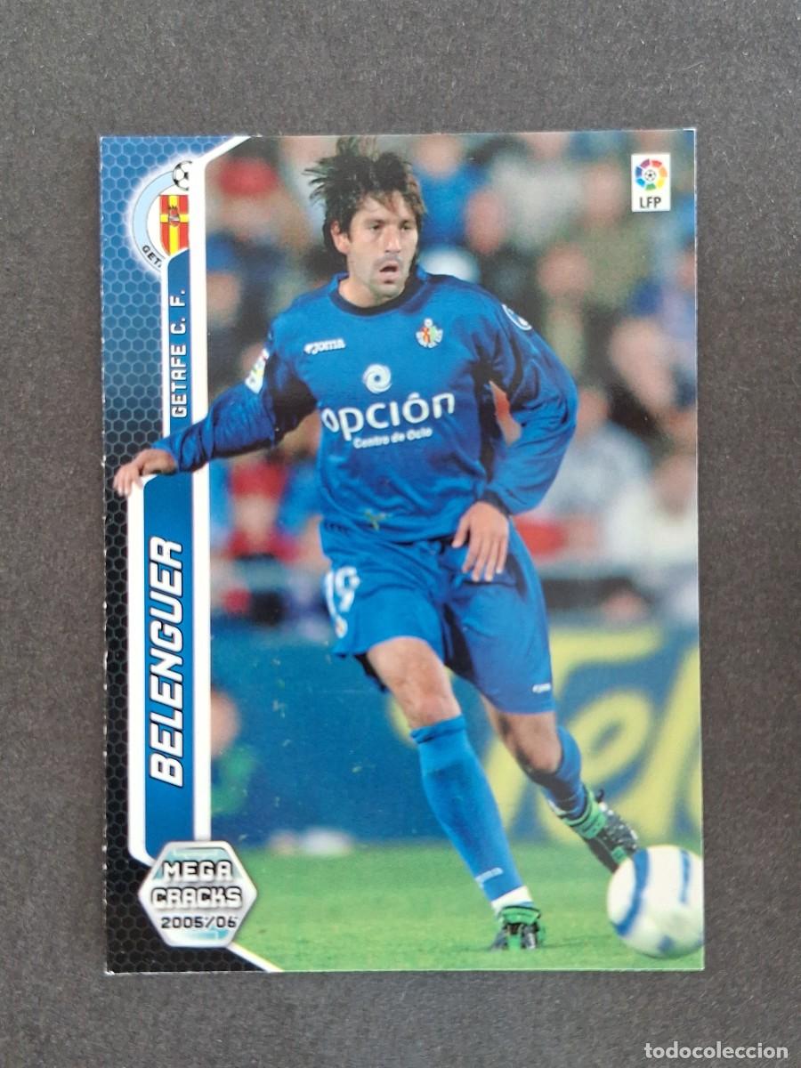 Cromos de f&uacute;tbol: L3 BELENGUER GETAFE C. F. 166 PANINI MEGACRACKS 2005 2006 05 06