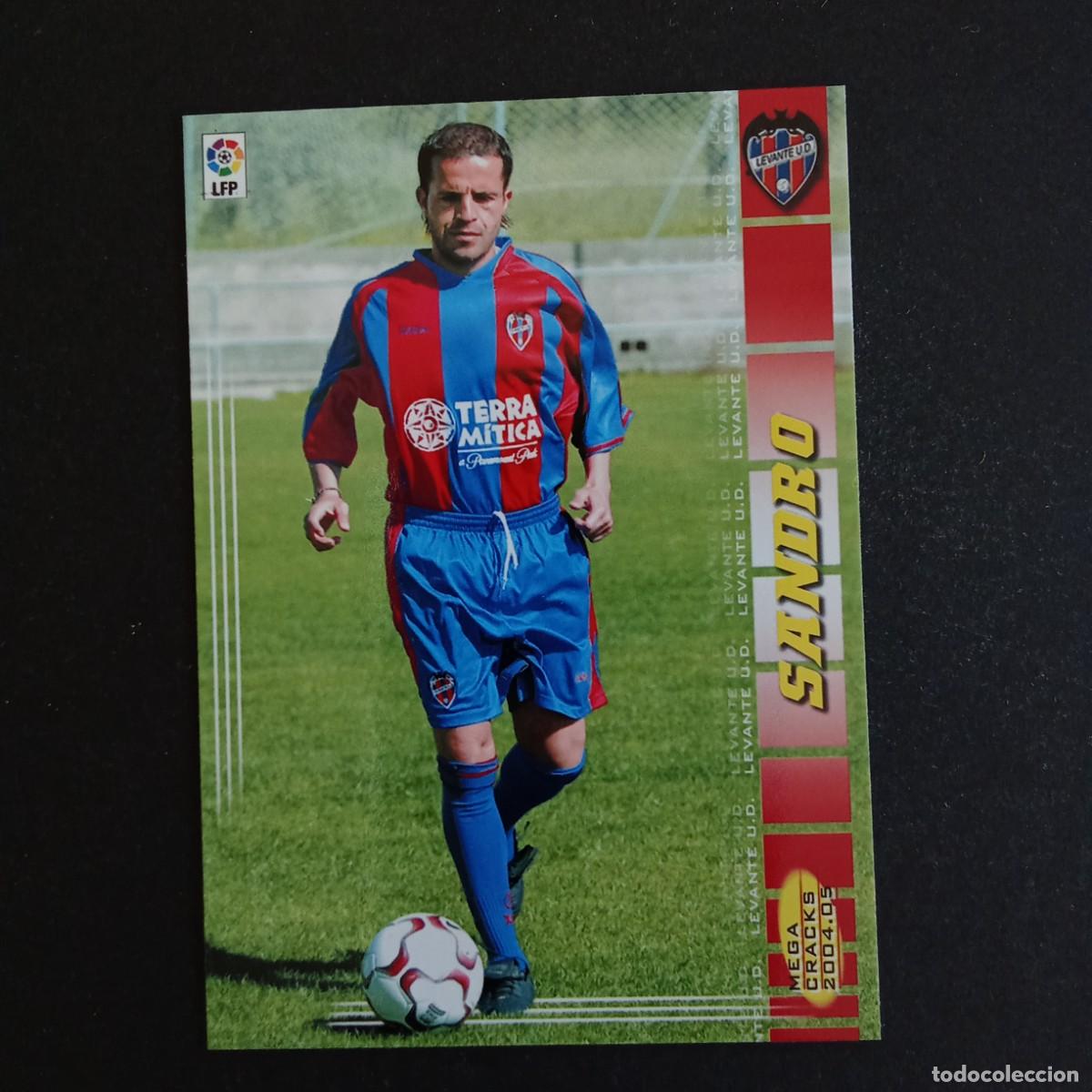 Cromos de f&uacute;tbol: 154 SANDRO LEVANTE LIGA 2004 2005 04 05 MEGACRACKS PANINI -