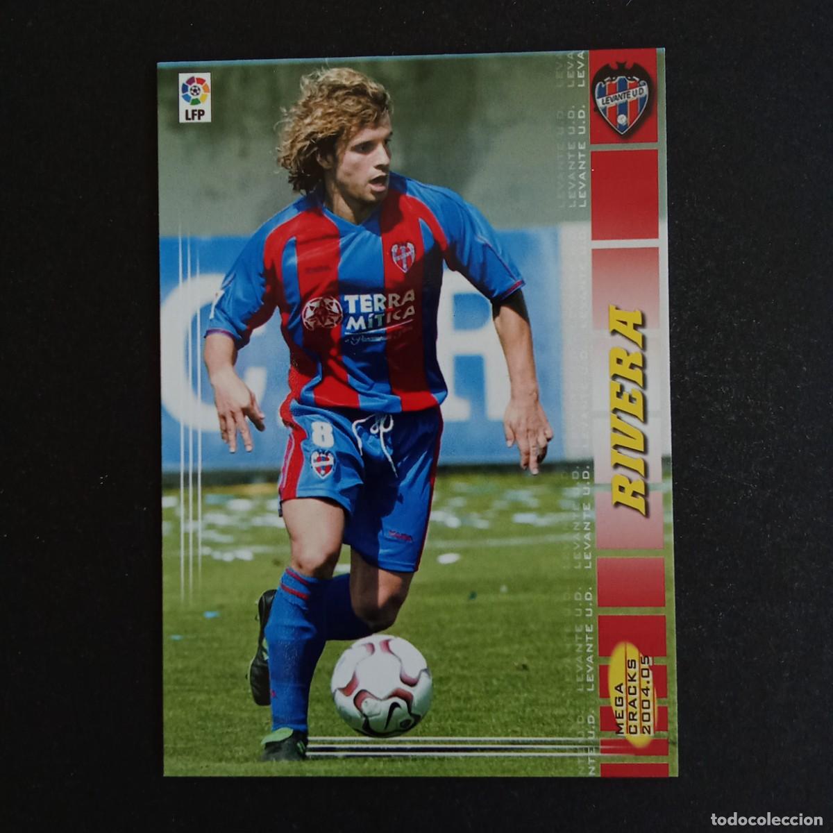 Cromos de f&uacute;tbol: 156 RIVERA LEVANTE LIGA 2004 2005 04 05 MEGACRACKS PANINI -