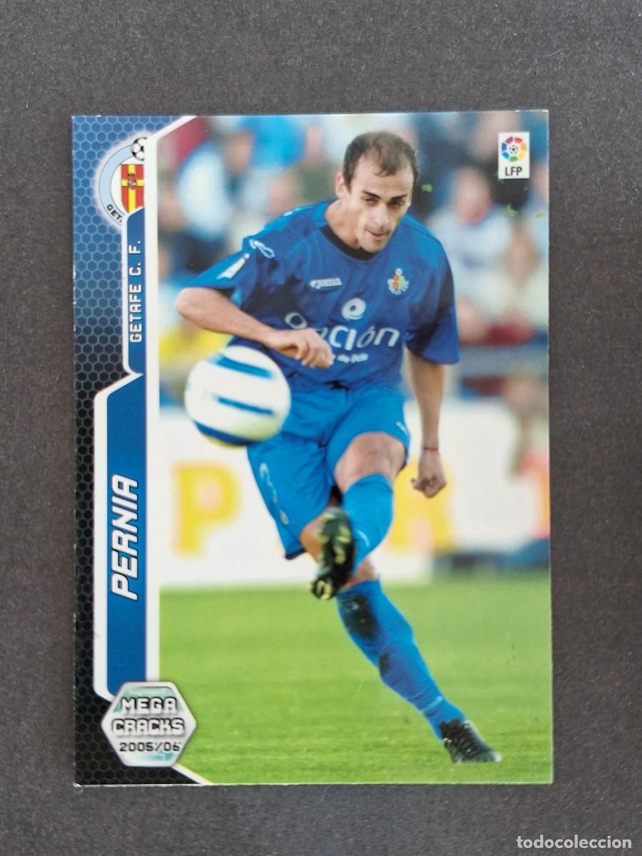 Cromos de f&uacute;tbol: L3 PERNIA GETAFE C. F. 169 PANINI MEGACRACKS 2005 2006 05 06