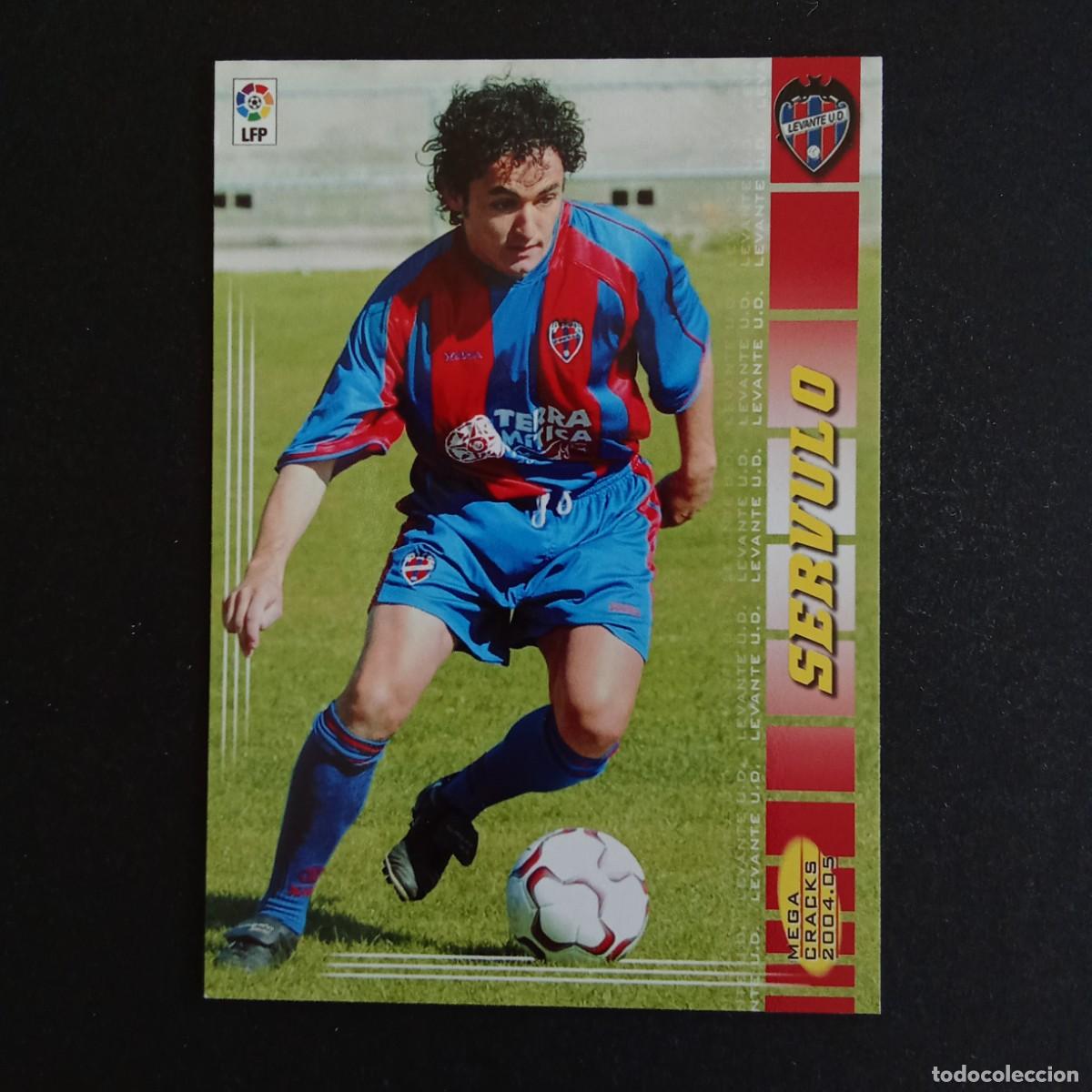 Cromos de f&uacute;tbol: 157 SERVULO LEVANTE LIGA 2004 2005 04 05 MEGACRACKS PANINI -