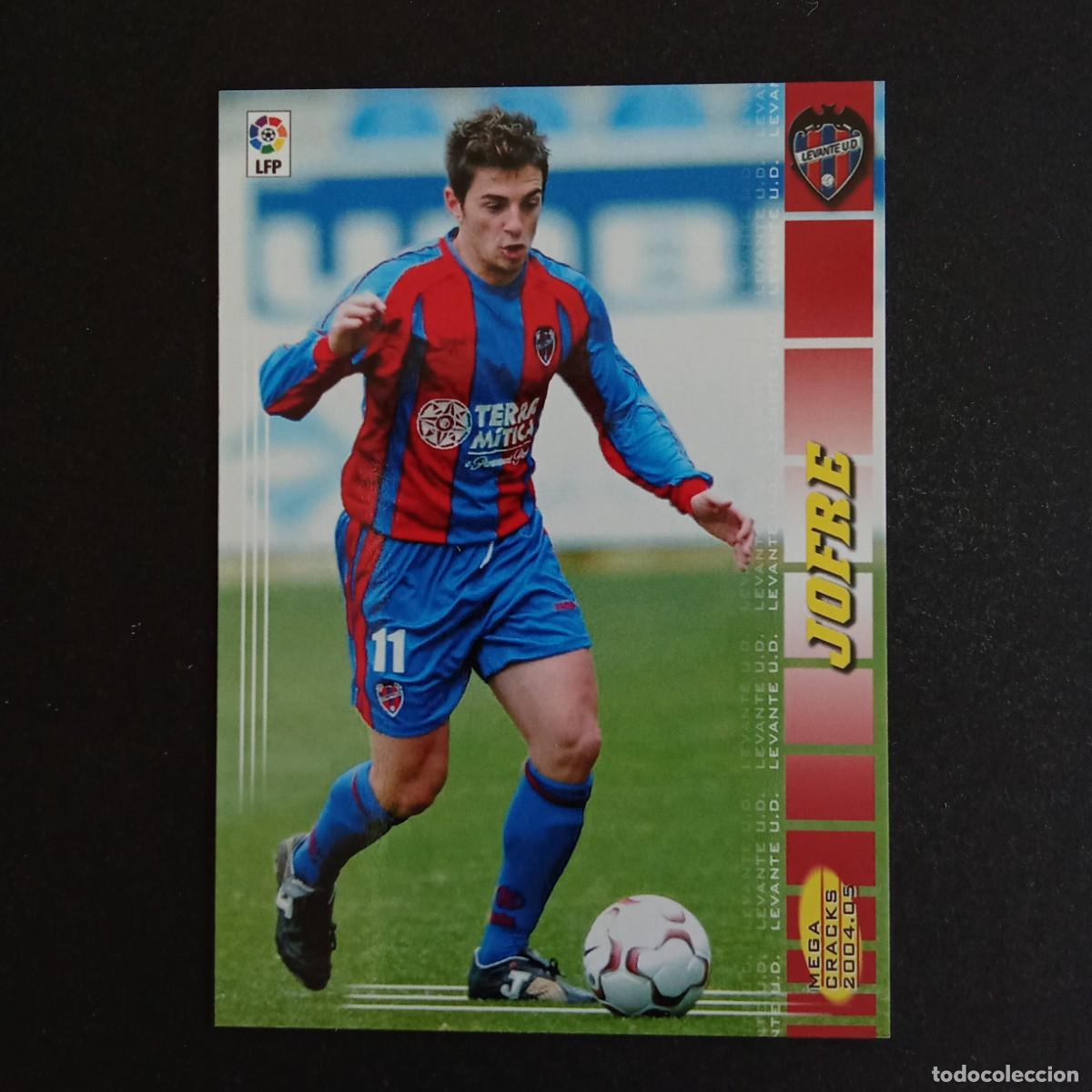 Cromos de f&uacute;tbol: 158 JOFRE LEVANTE LIGA 2004 2005 04 05 MEGACRACKS PANINI -