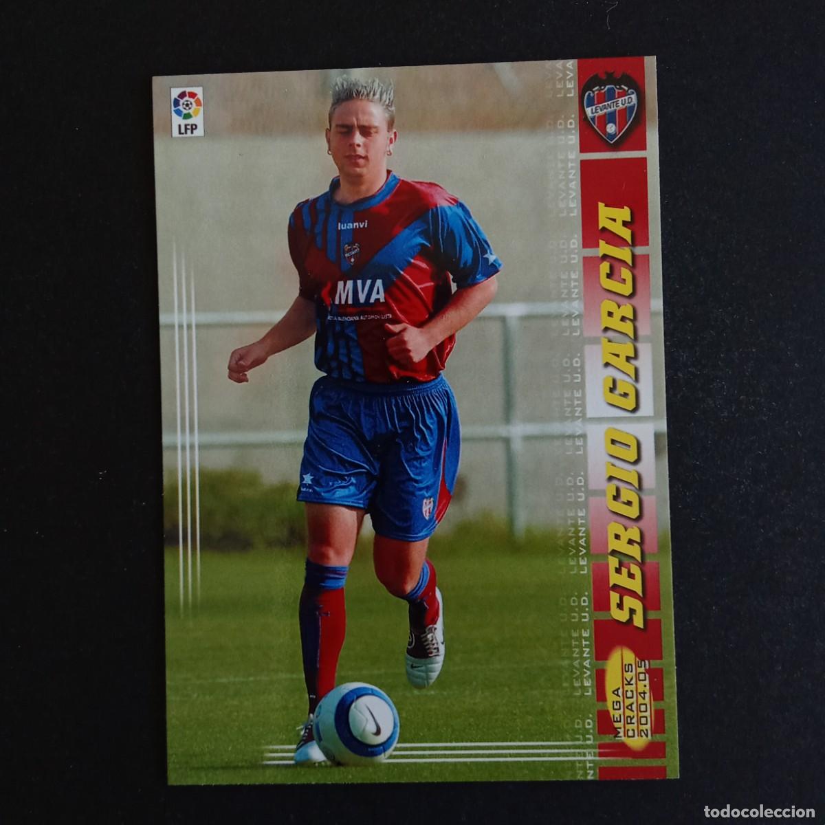 Fu&szlig;ball-Sticker: 162 SERGIO GARCIA LEVANTE LIGA 2004 2005 04 05 MEGACRACKS PANINI -