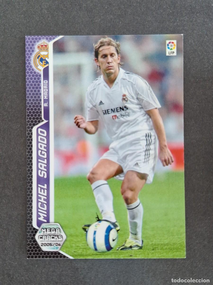 Fu&szlig;ball-Sticker: L3 MICHEL SALGADO REAL MADRID 183 PANINI MEGACRACKS 2005 2006 05 06
