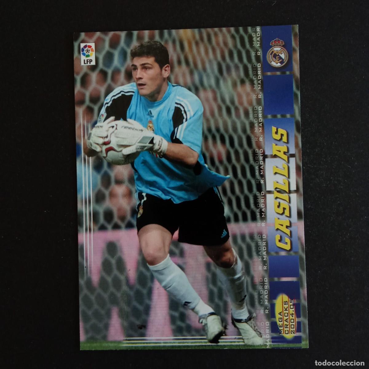 Cromos de f&uacute;tbol: 164 CASILLAS REAL MADRID LIGA 2004 2005 04 05 MEGACRACKS PANINI -