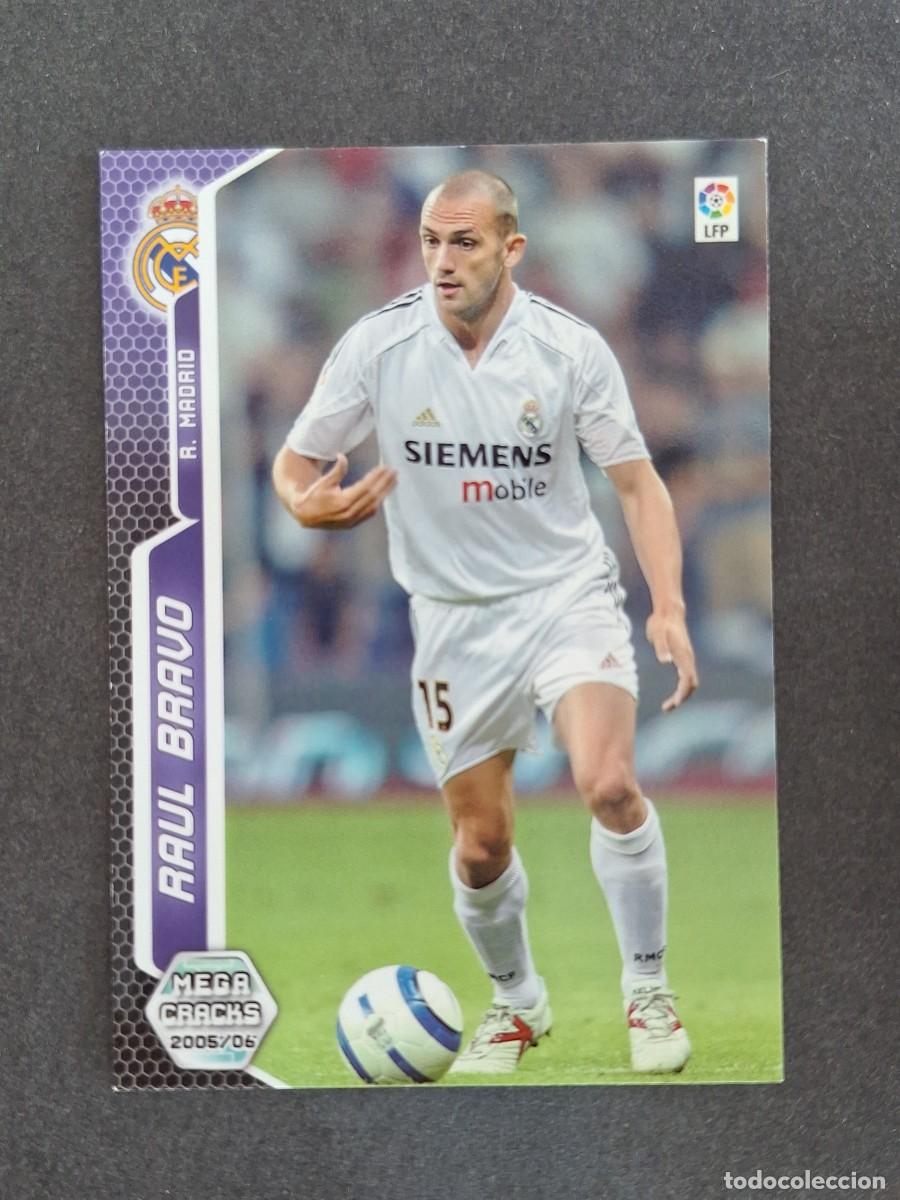 Cromos de f&uacute;tbol: L3 RAUL BRAVO REAL MADRID 188 PANINI MEGACRACKS 2005 2006 05 06