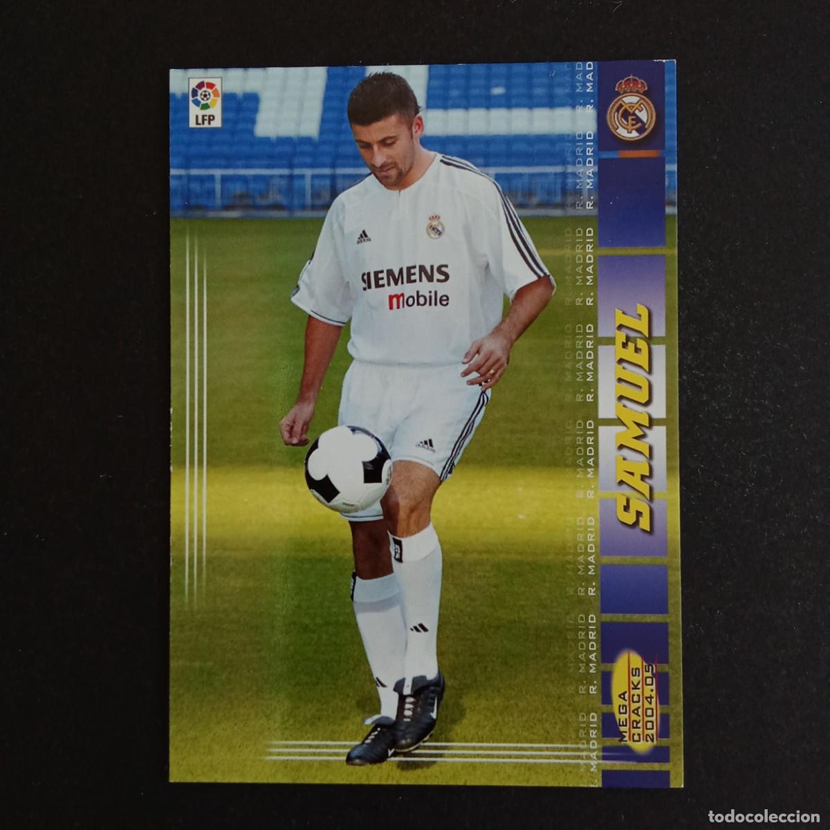 Cromos de f&uacute;tbol: 167 SAMUEL REAL MADRID LIGA 2004 2005 04 05 MEGACRACKS PANINI - NUMERO CON ESPACIO