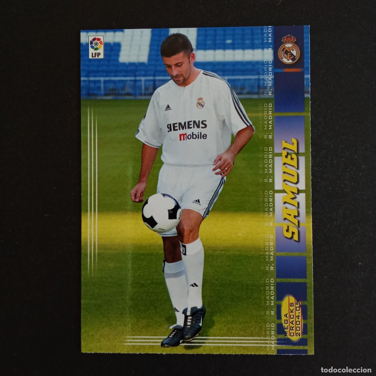 Cromos de f&uacute;tbol: 167 SAMUEL REAL MADRID LIGA 2004 2005 04 05 MEGACRACKS PANINI - NUMERO SIN ESPACIO