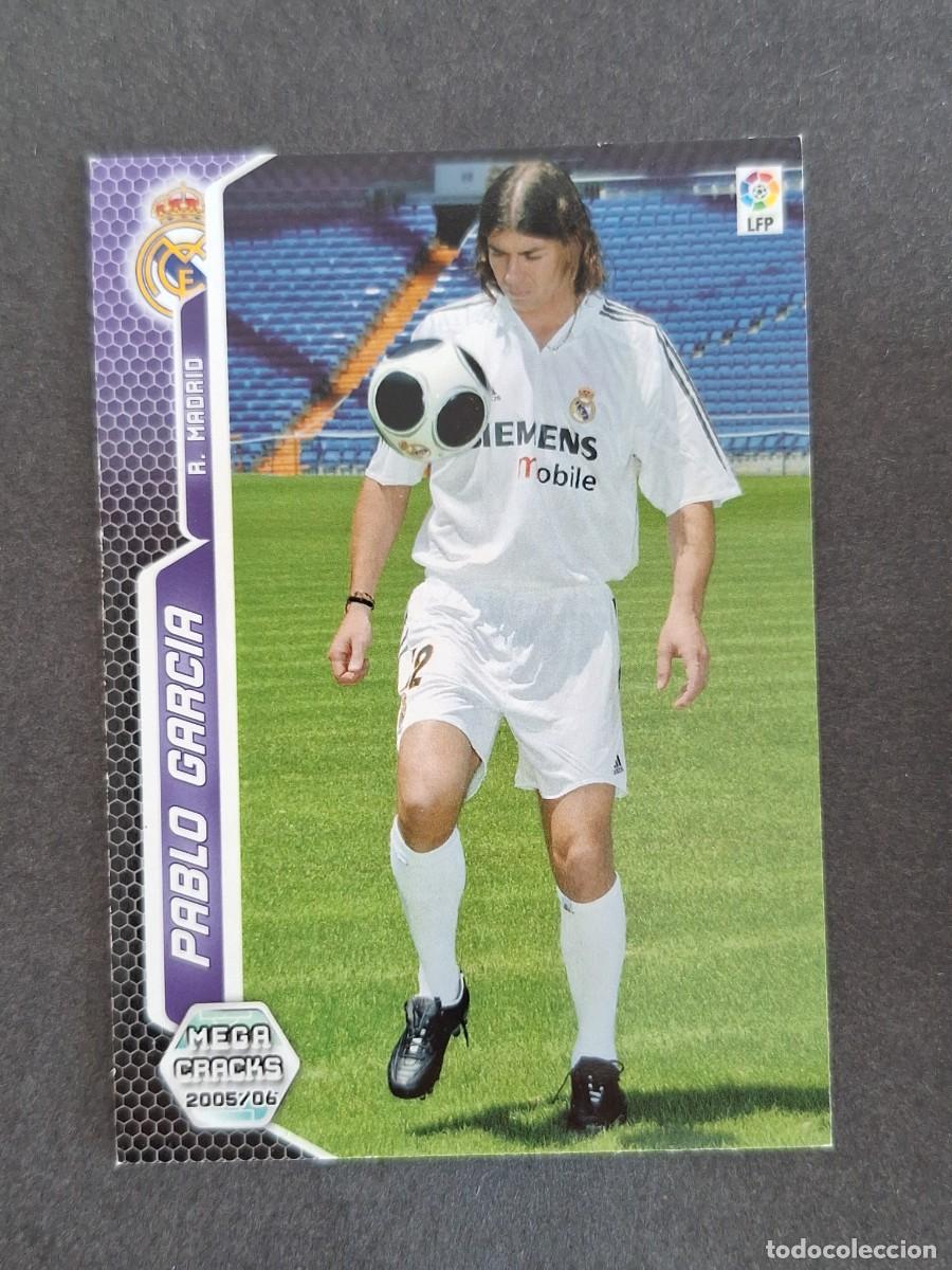 Cromos de f&uacute;tbol: L3 PABLO GARCIA REAL MADRID 193 PANINI MEGACRACKS 2005 2006 05 06
