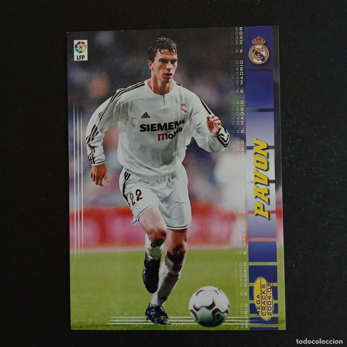 Cromos de f&uacute;tbol: 168 PAVON REAL MADRID LIGA 2004 2005 04 05 MEGACRACKS PANINI - NUMERO CON ESPACIO
