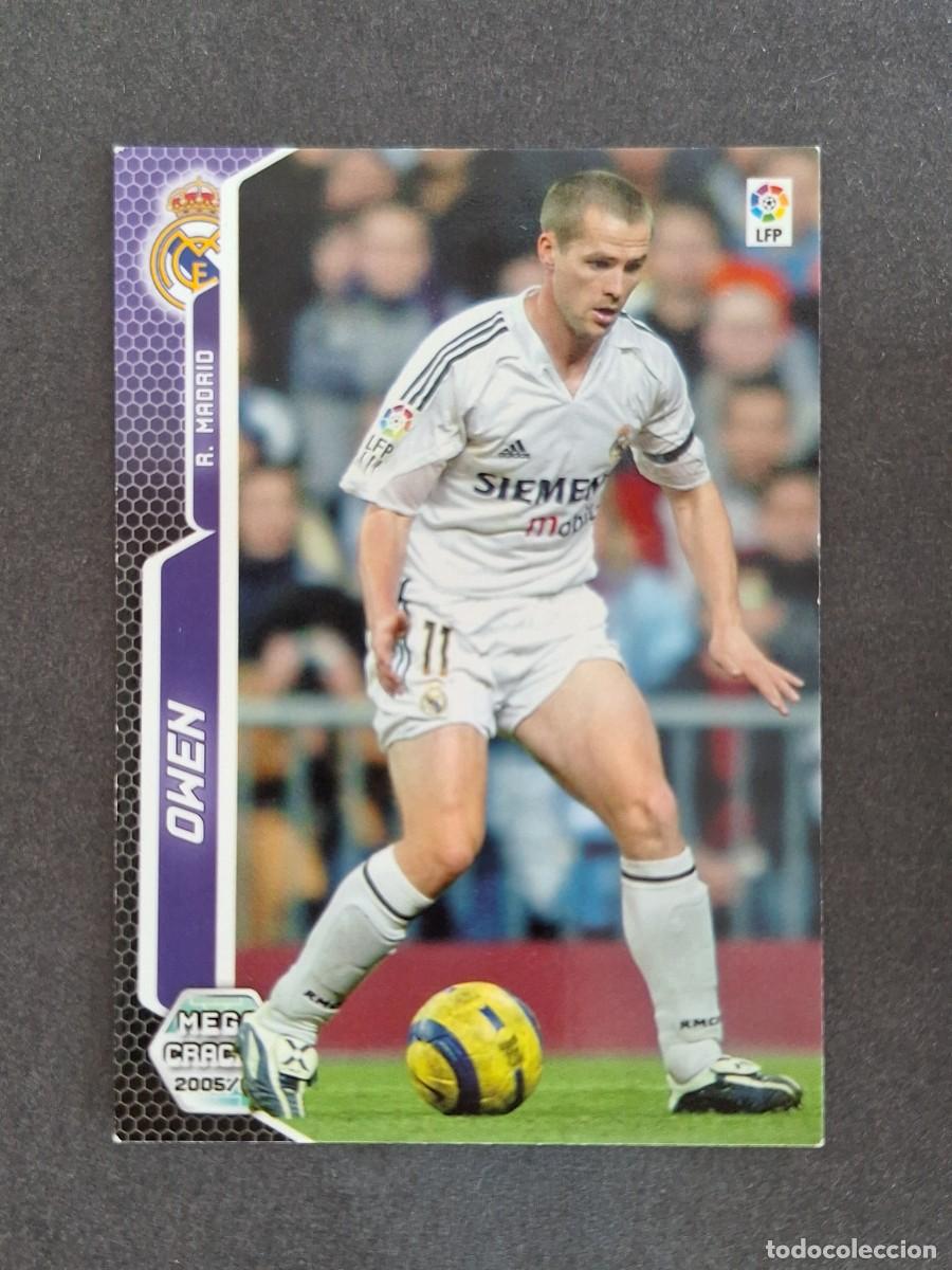 Cromos de f&uacute;tbol: L3 OWEN REAL MADRID 196 PANINI MEGACRACKS 2005 2006 05 06