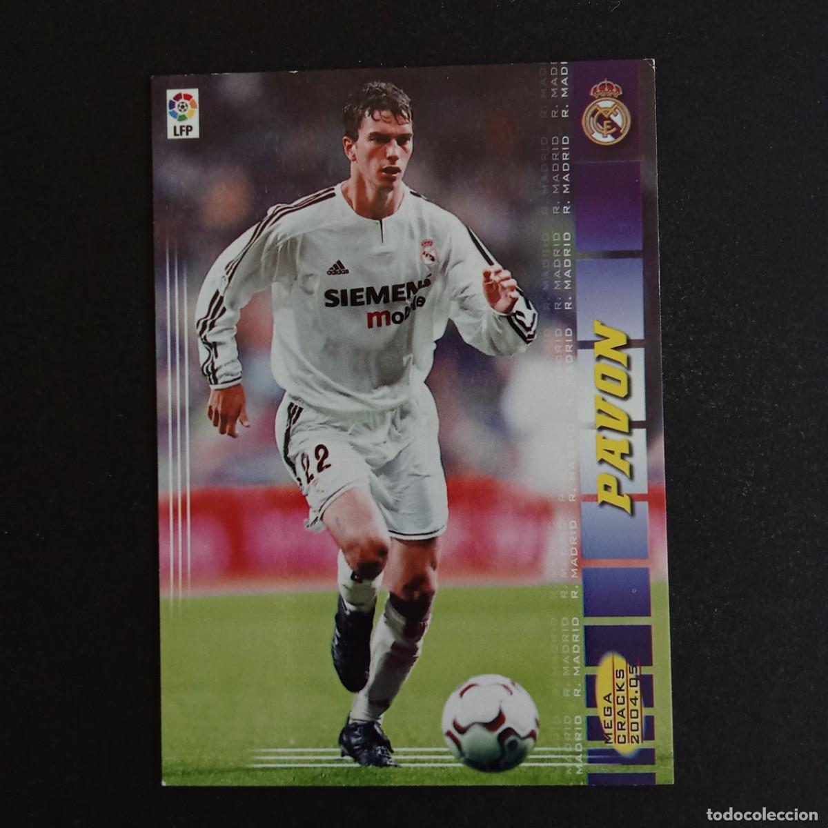 Cromos de f&uacute;tbol: 168 PAVON REAL MADRID LIGA 2004 2005 04 05 MEGACRACKS PANINI - NUMERO SIN ESPACIO